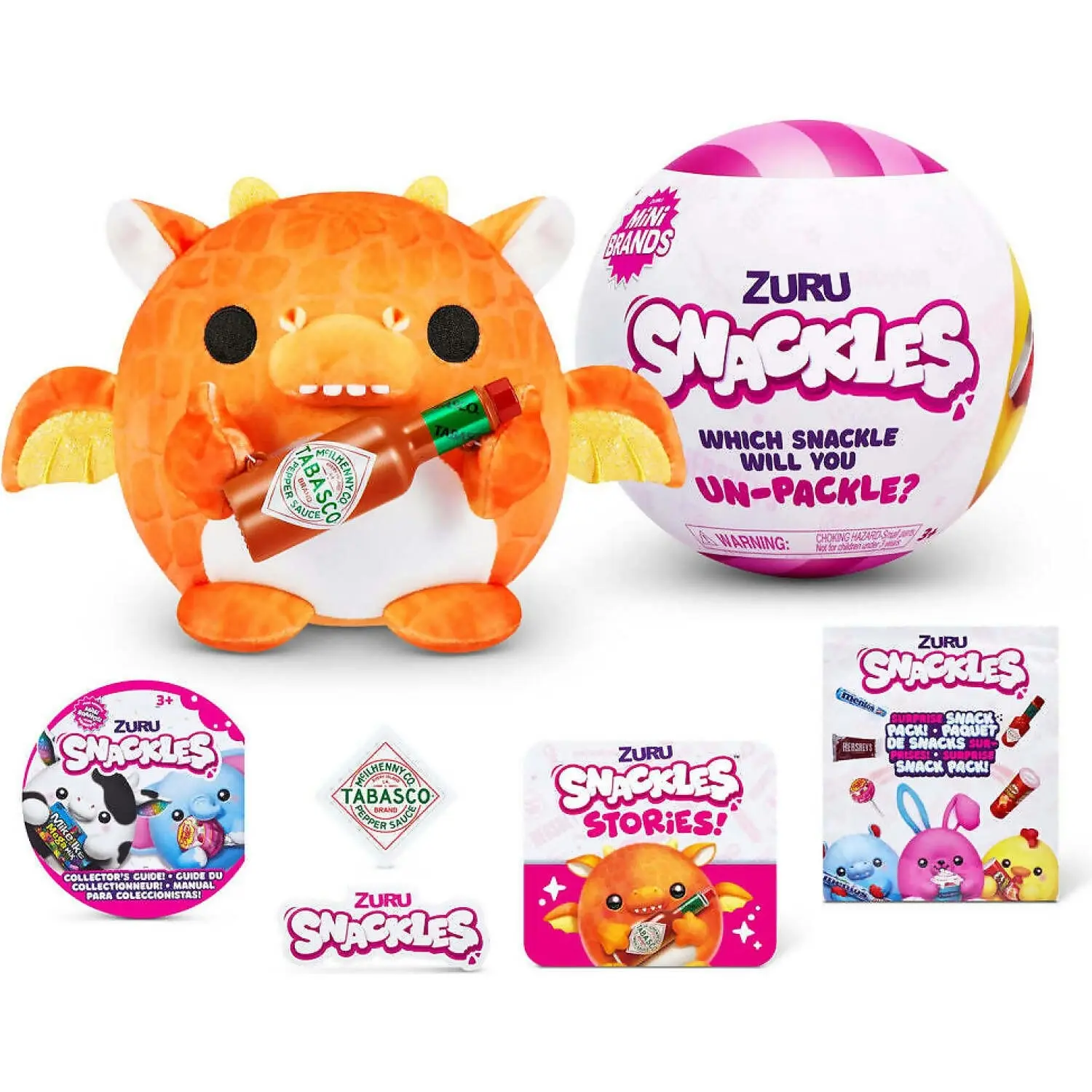 ZURU - Mini Brands Snackles Plush Series 1 Blind Capsule