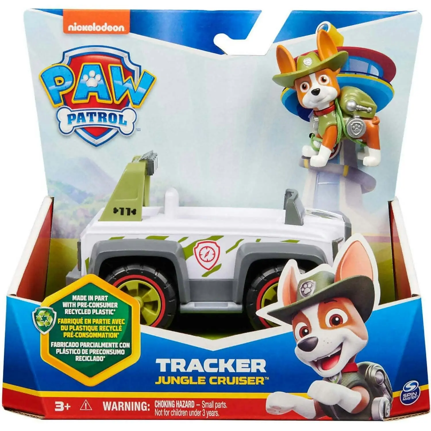 Paw Patrol - Tracker's Jungle Cruiser Sustainable Vehicle - Spin Master