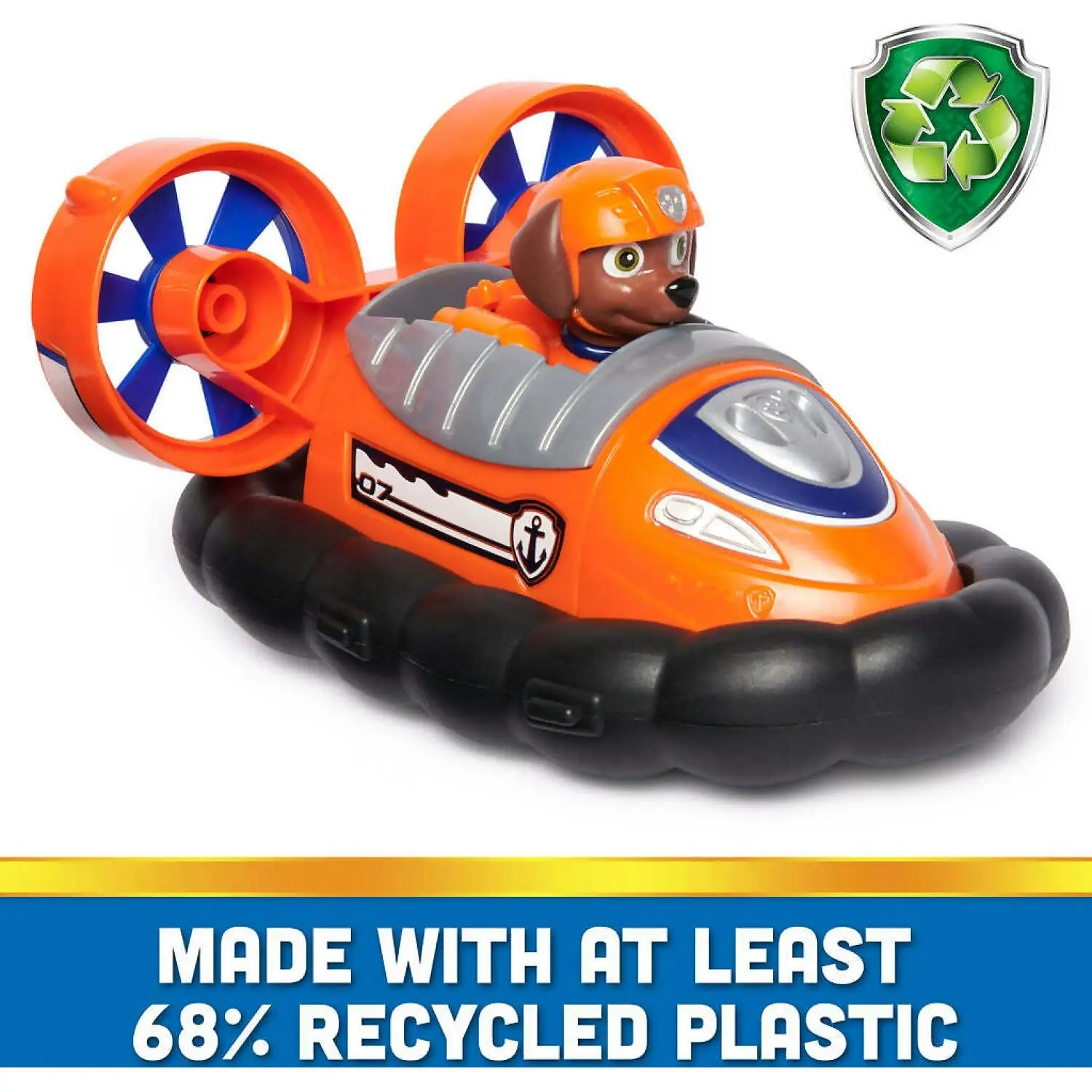 Paw Patrol - Zuma's Hovercraft Sustainable Vehicle - Spin Master