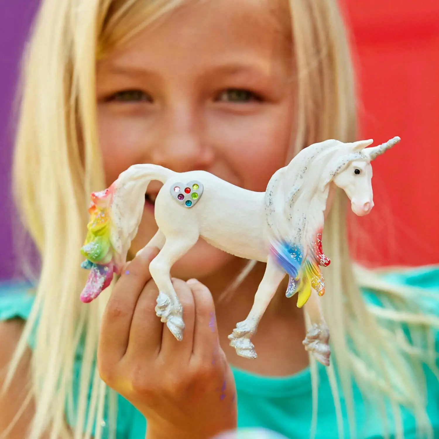 Schleich - Rainbow Love Unicorn Stallion