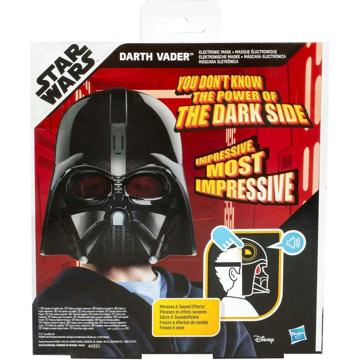 Star Wars - Darth Vader Electronic Mask - Hasbro