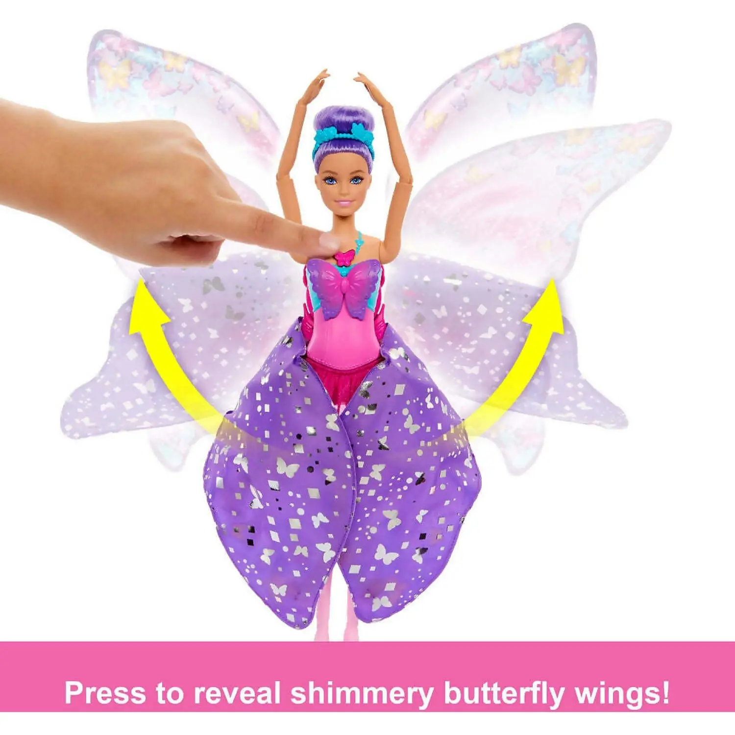 Barbie - Dance And Flutter Doll - Mattel