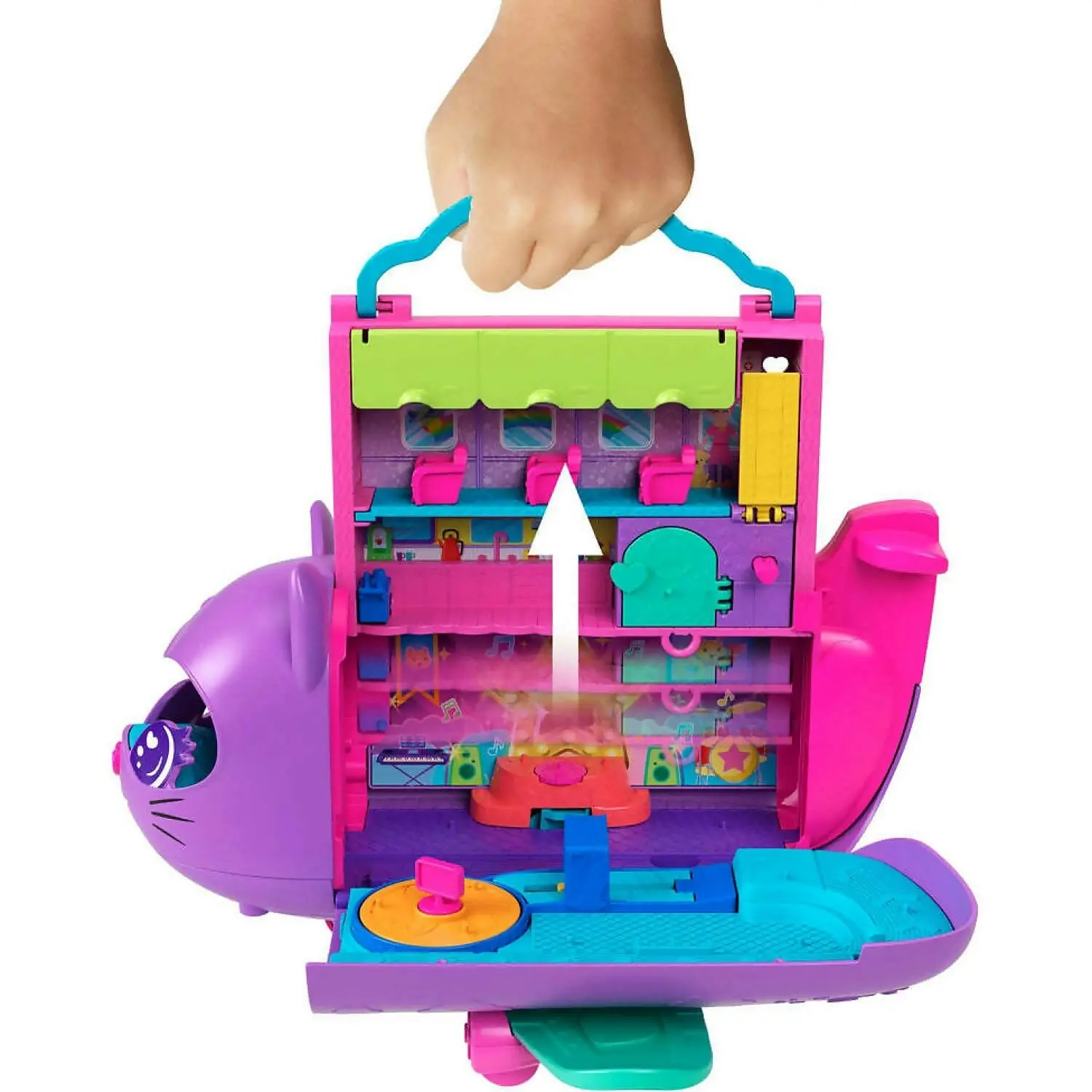 Polly Pocket - Kitty Airways Playset - Mattel