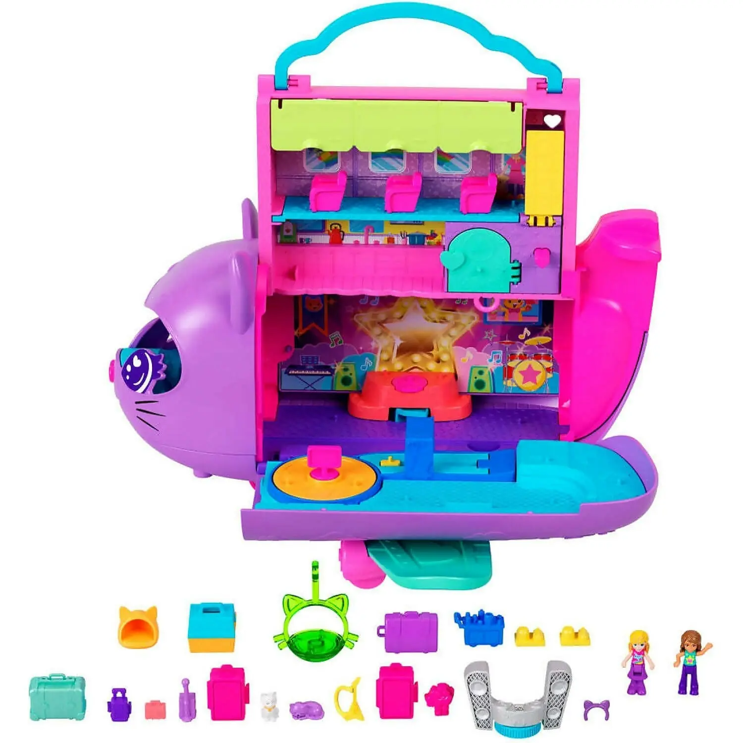 Polly Pocket - Kitty Airways Playset - Mattel