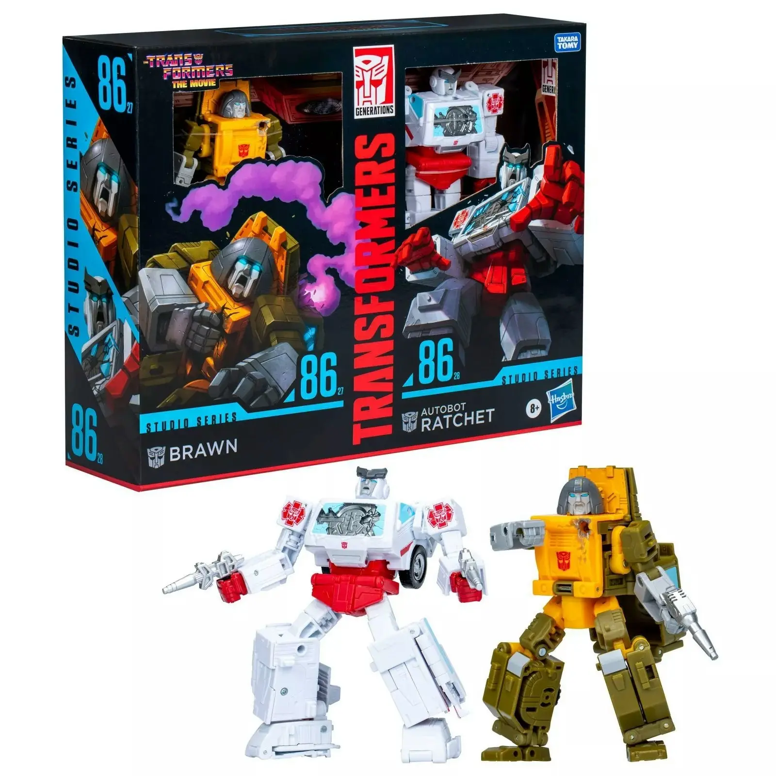 Transformers - The Movie Brawn And Autobot Ratchet Action Figure Set 2pk - Hasbro