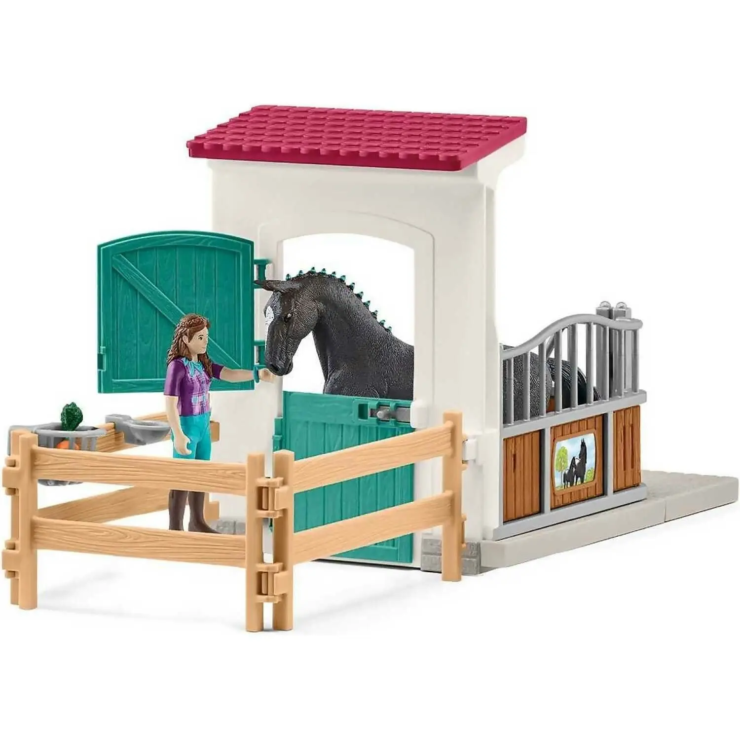 Schleich - Horse Box With Horse Club Lisa & Storm