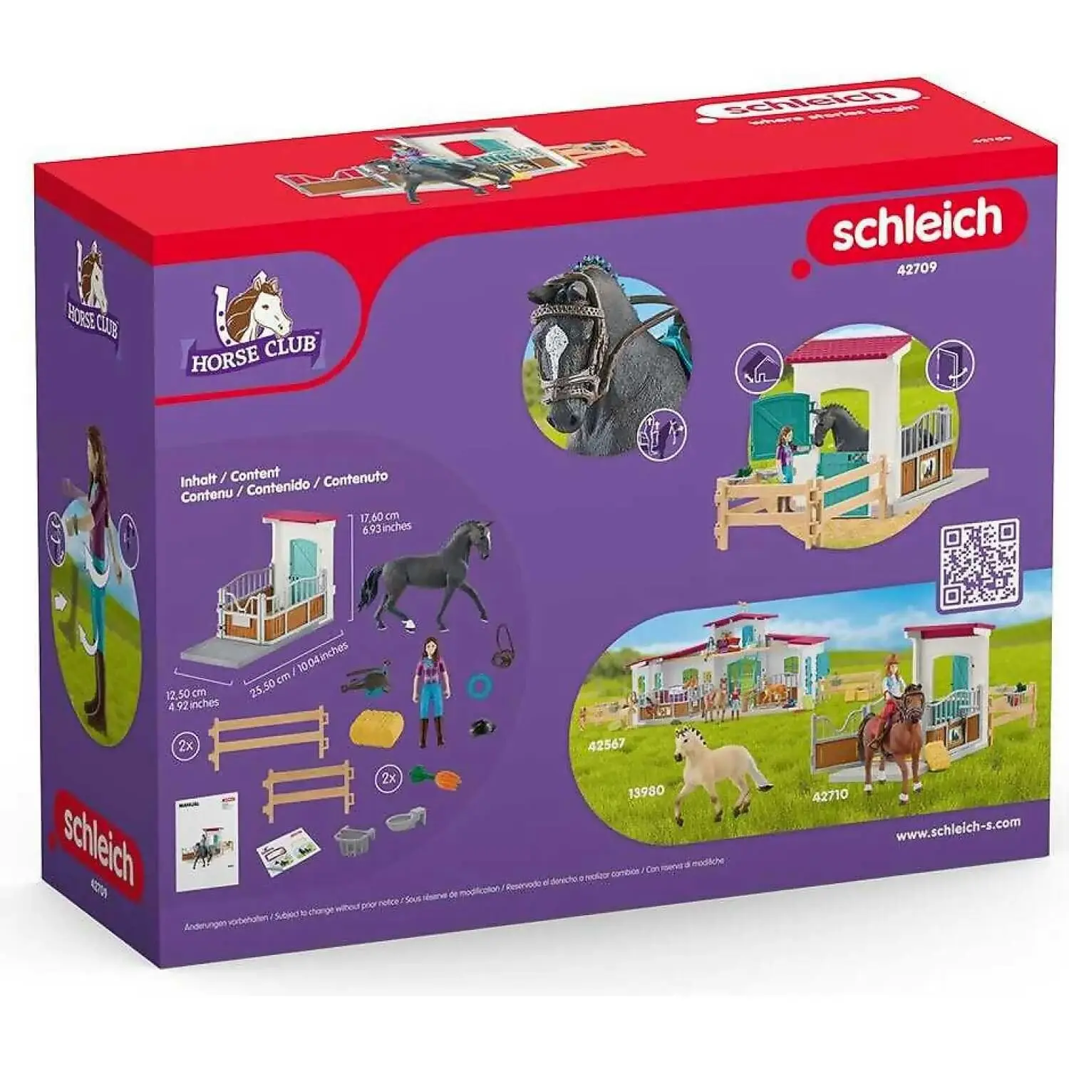 Schleich - Horse Box With Horse Club Lisa & Storm