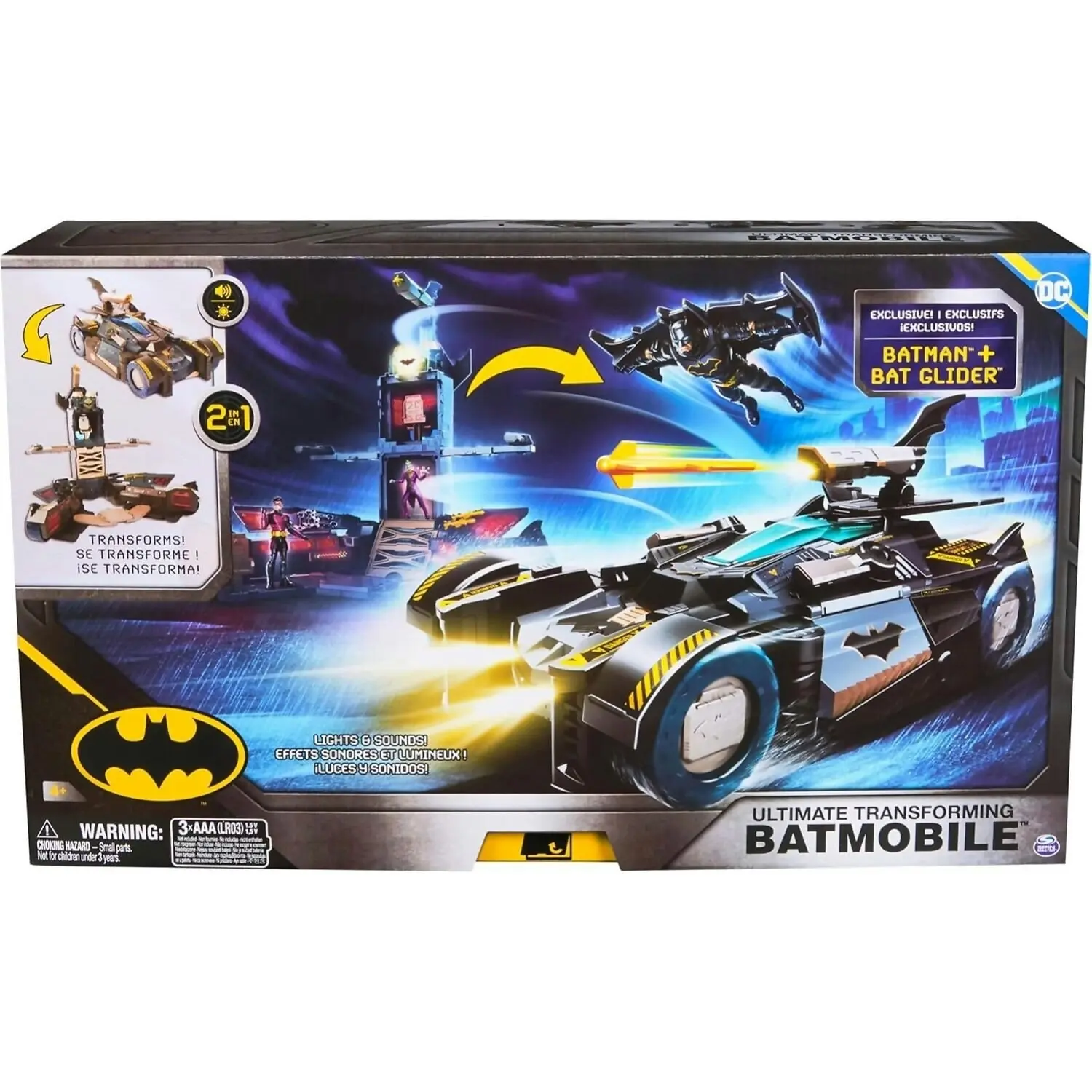 DC Comics - Ultimate Transforming Batmobile Playset