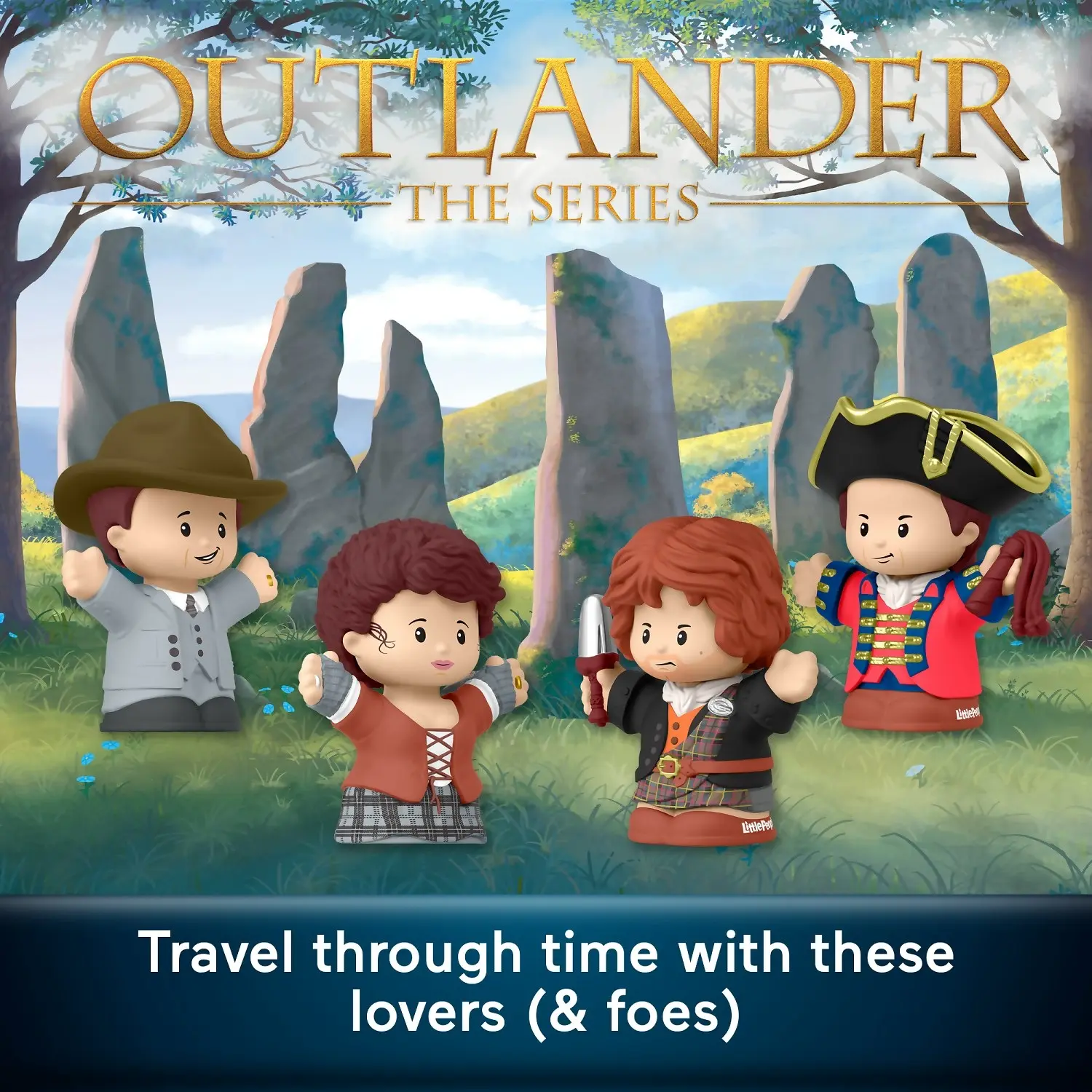 Fisher-Price - Little People Collector Outlander Special Edition Set For Adults & Fans 4 Figures Mattel