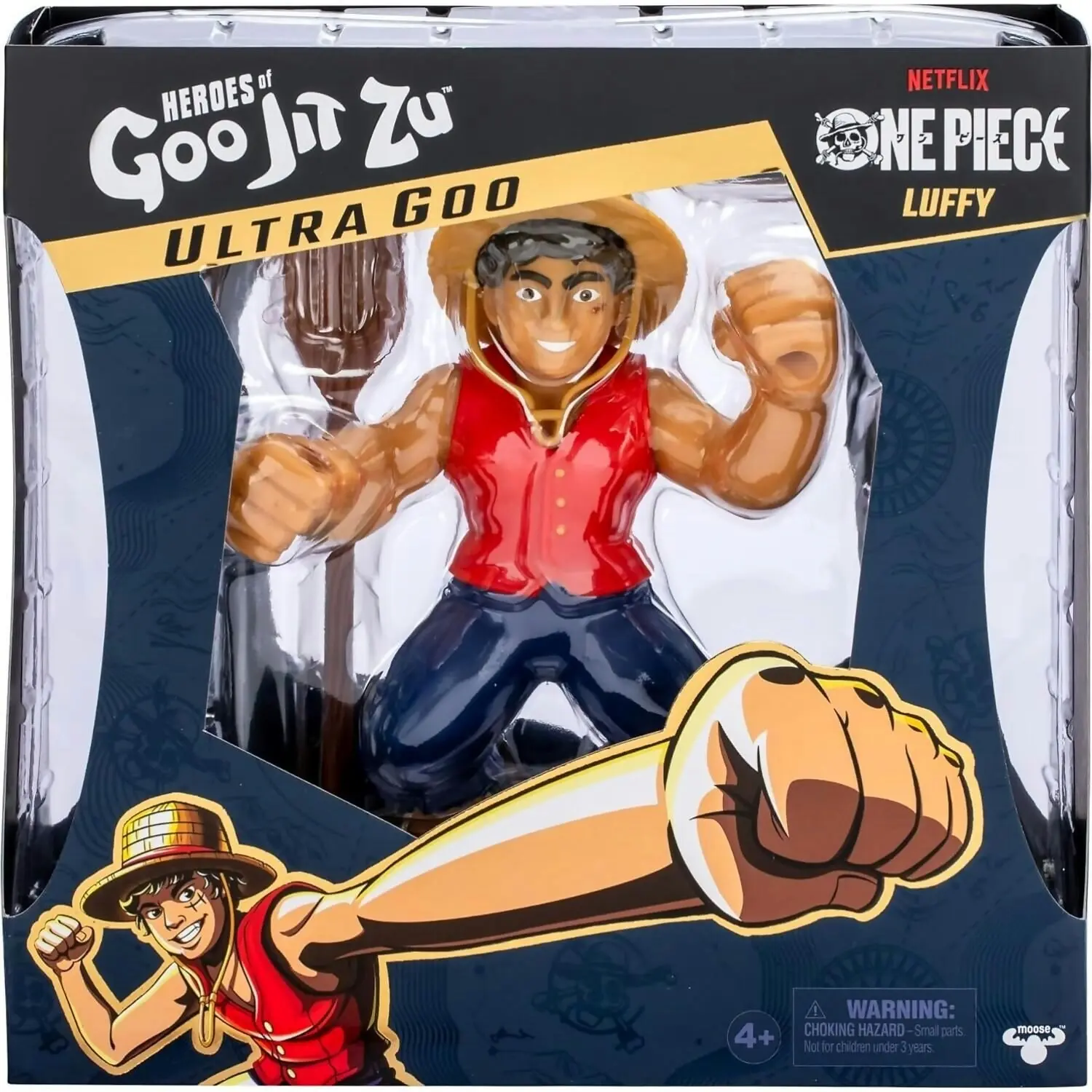 Heroes Of Goo Jit Zu - Netflix One Piece Ultra Goo Hero Pk Luffy