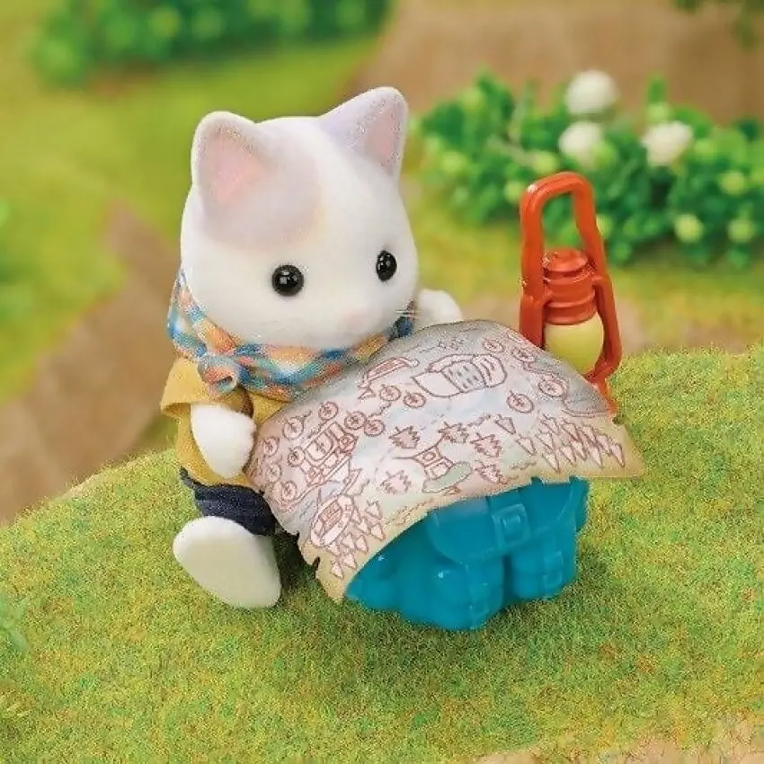 Sylvanian Families - Exciting Exploration Set -latte Cat Brother & Baby