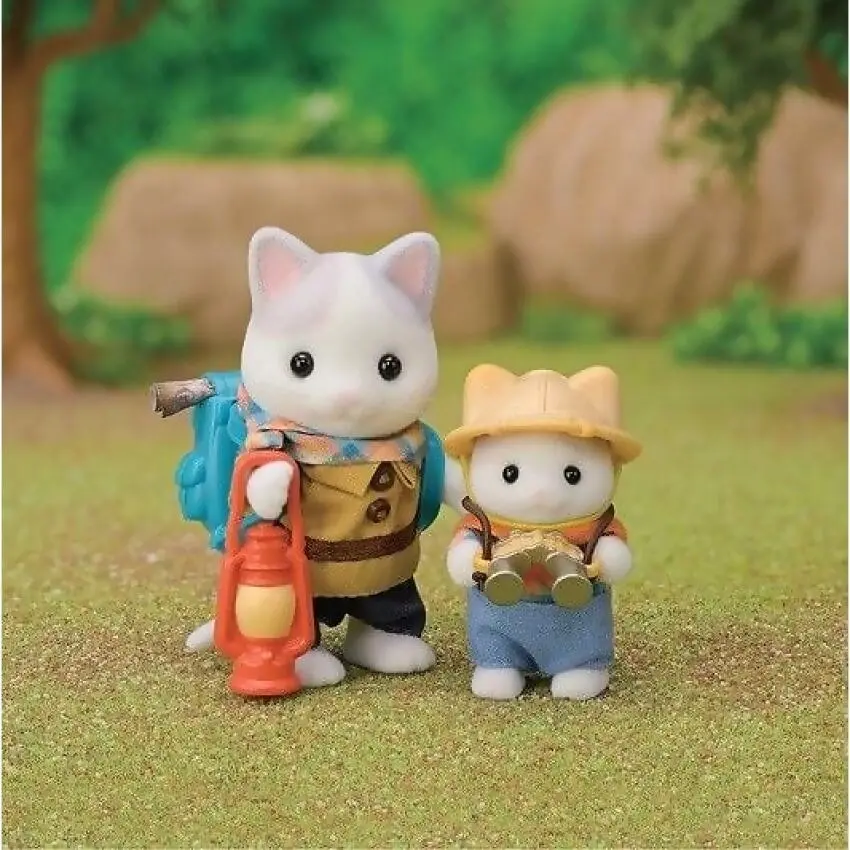 Sylvanian Families - Exciting Exploration Set -latte Cat Brother & Baby