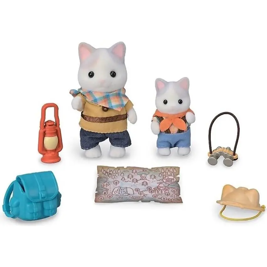 Sylvanian Families - Exciting Exploration Set -latte Cat Brother & Baby