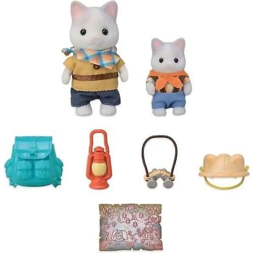 Sylvanian Families - Exciting Exploration Set -latte Cat Brother & Baby