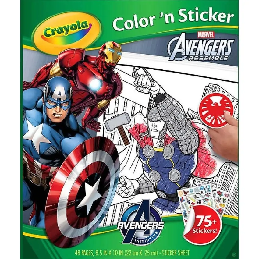 Crayola - Marvel Avengers Color & Sticker Book