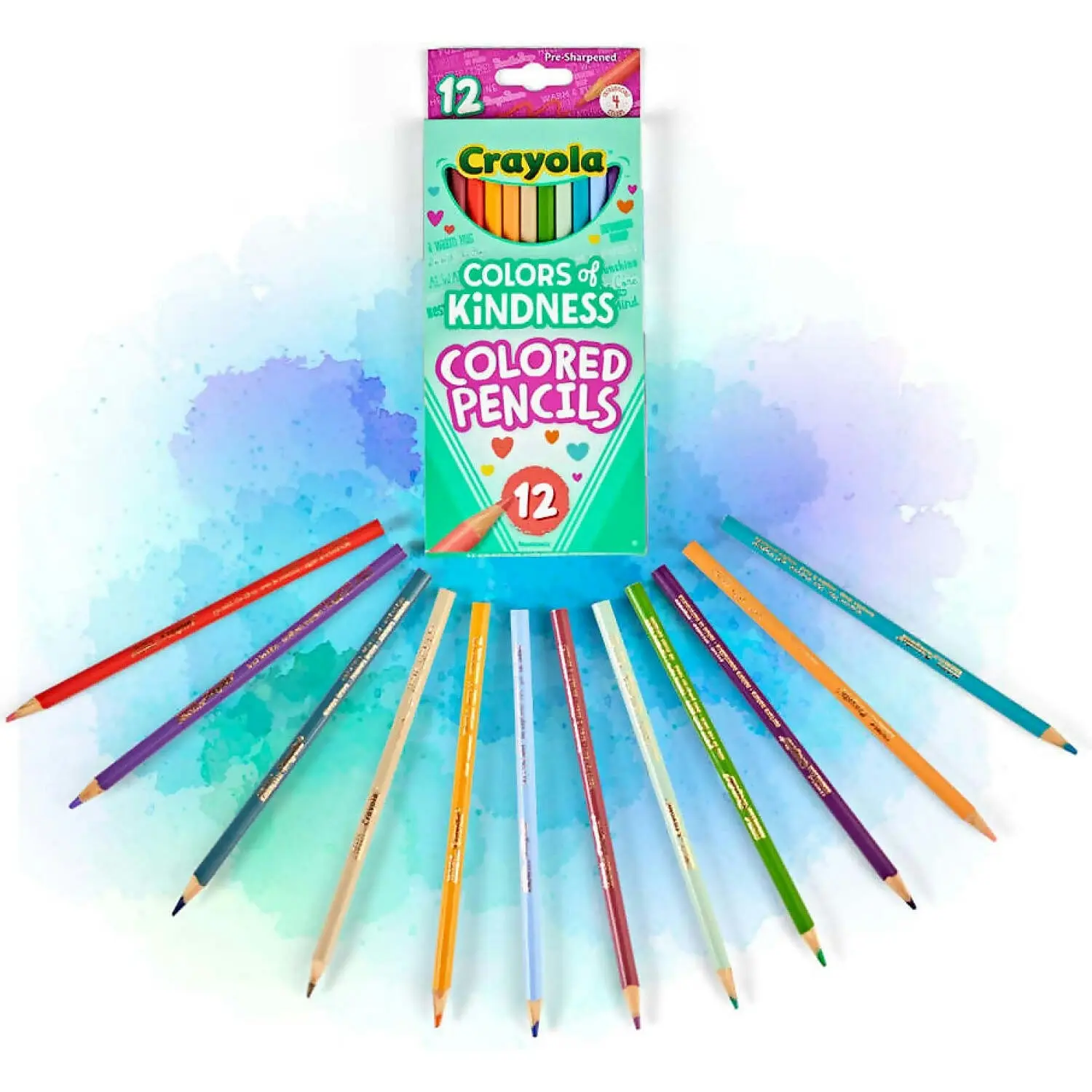 Crayola - Colors Of Kindness Colored Pencils 12 Pack