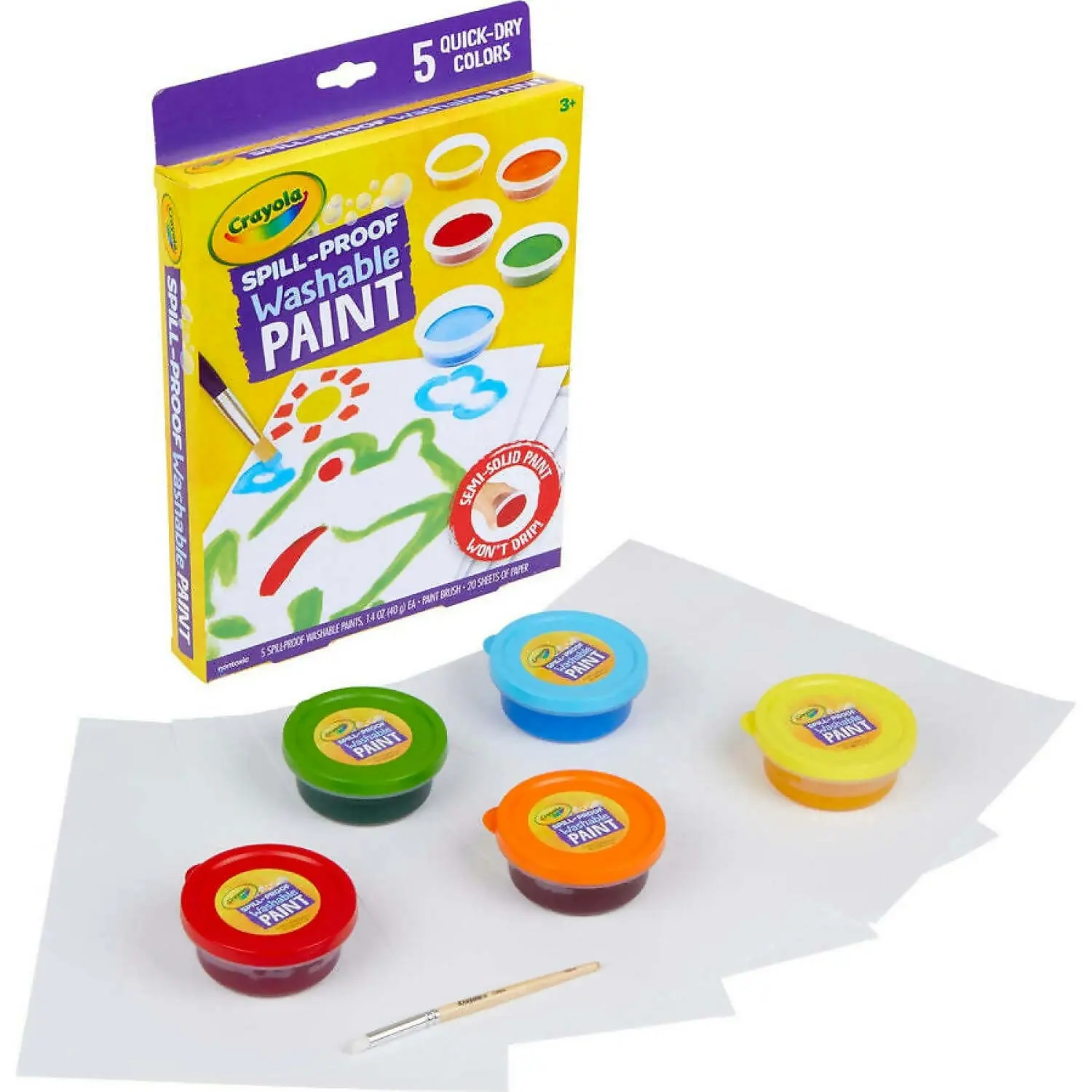 Crayola - Spill-proof Washable Paint