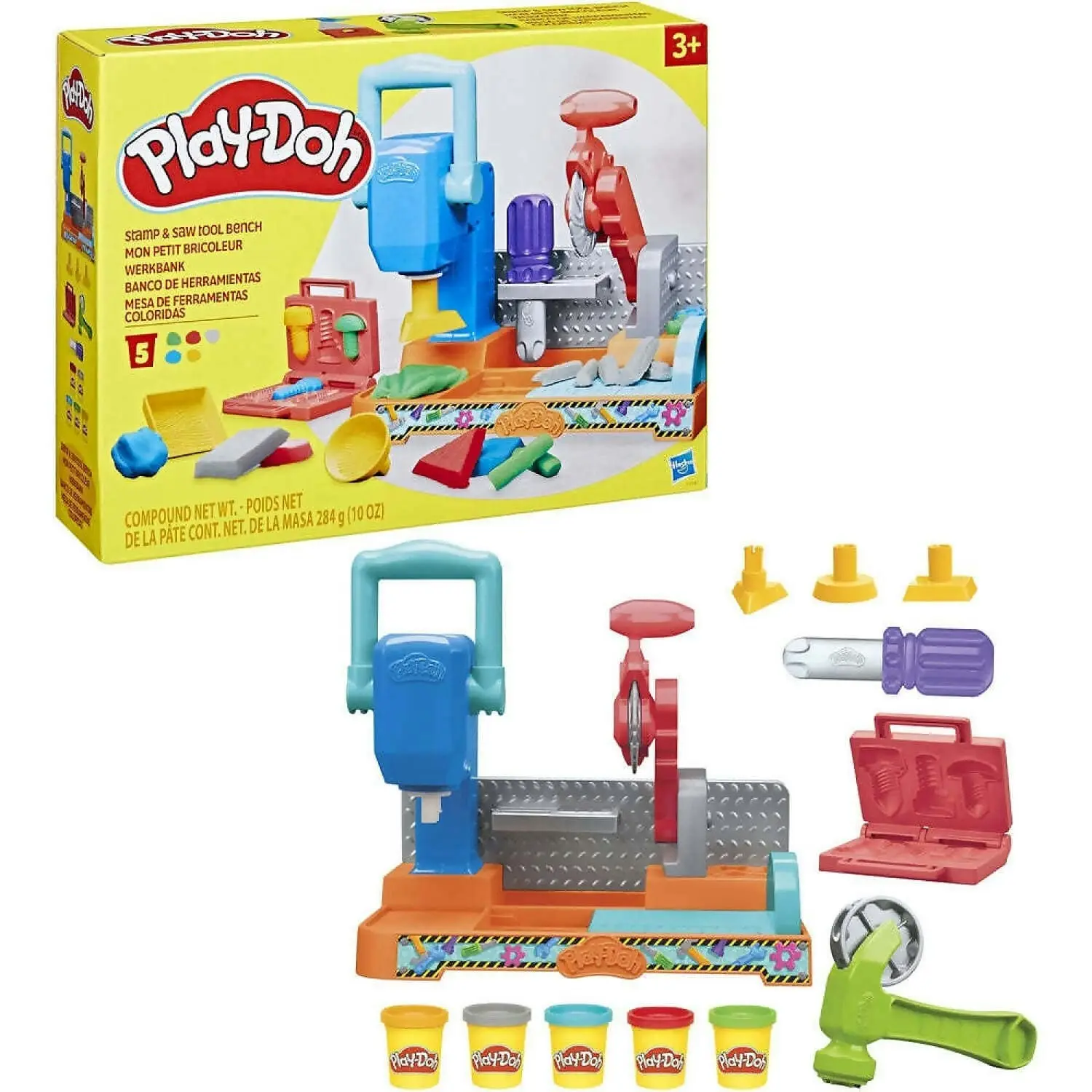 Play-doh - Stamp & Saw Tool Bench - Hasbro