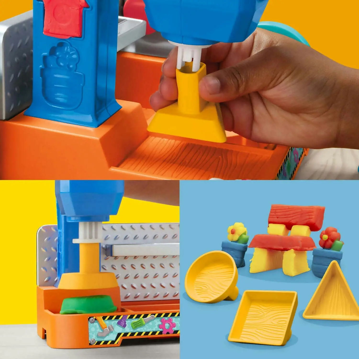 Play-doh - Stamp & Saw Tool Bench - Hasbro