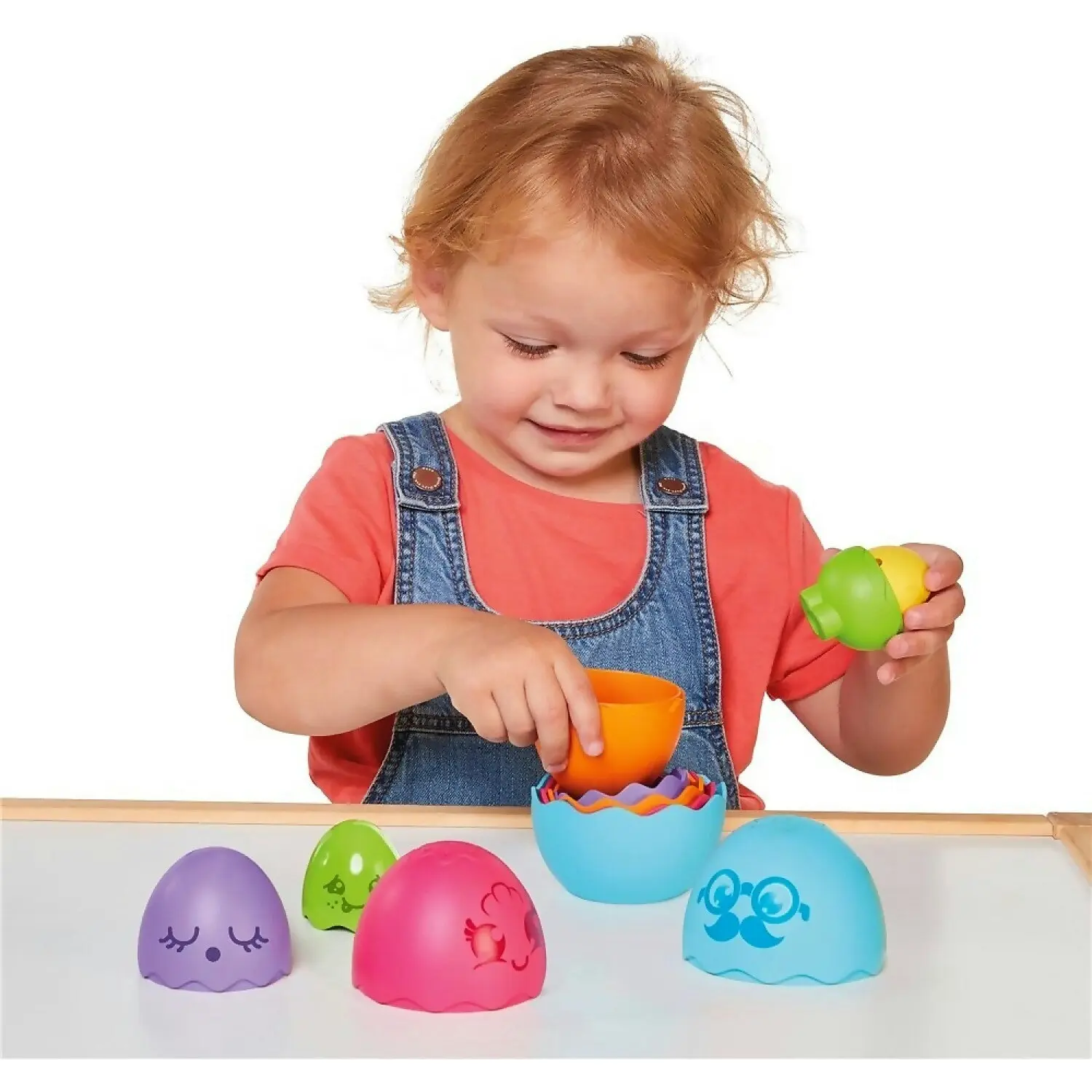 TOMY - Hide & Squeak Nesting Eggs - TOMY