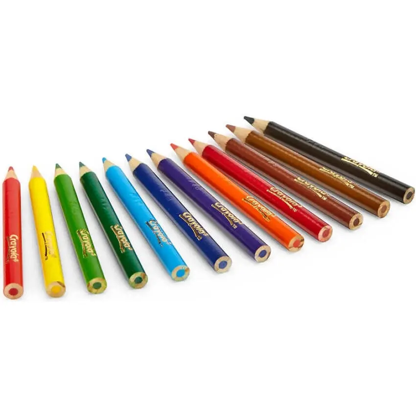 Crayola - Half Size Coloured Pencils 12 Pack