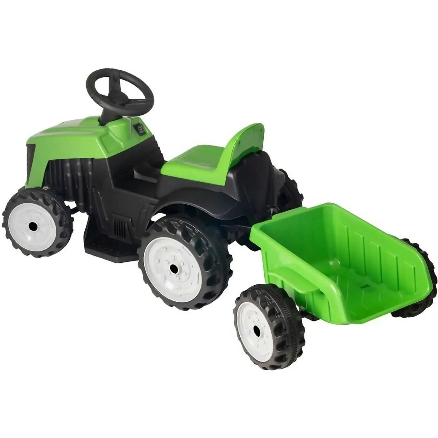 Evo - Tractor & Trailer Green 6v