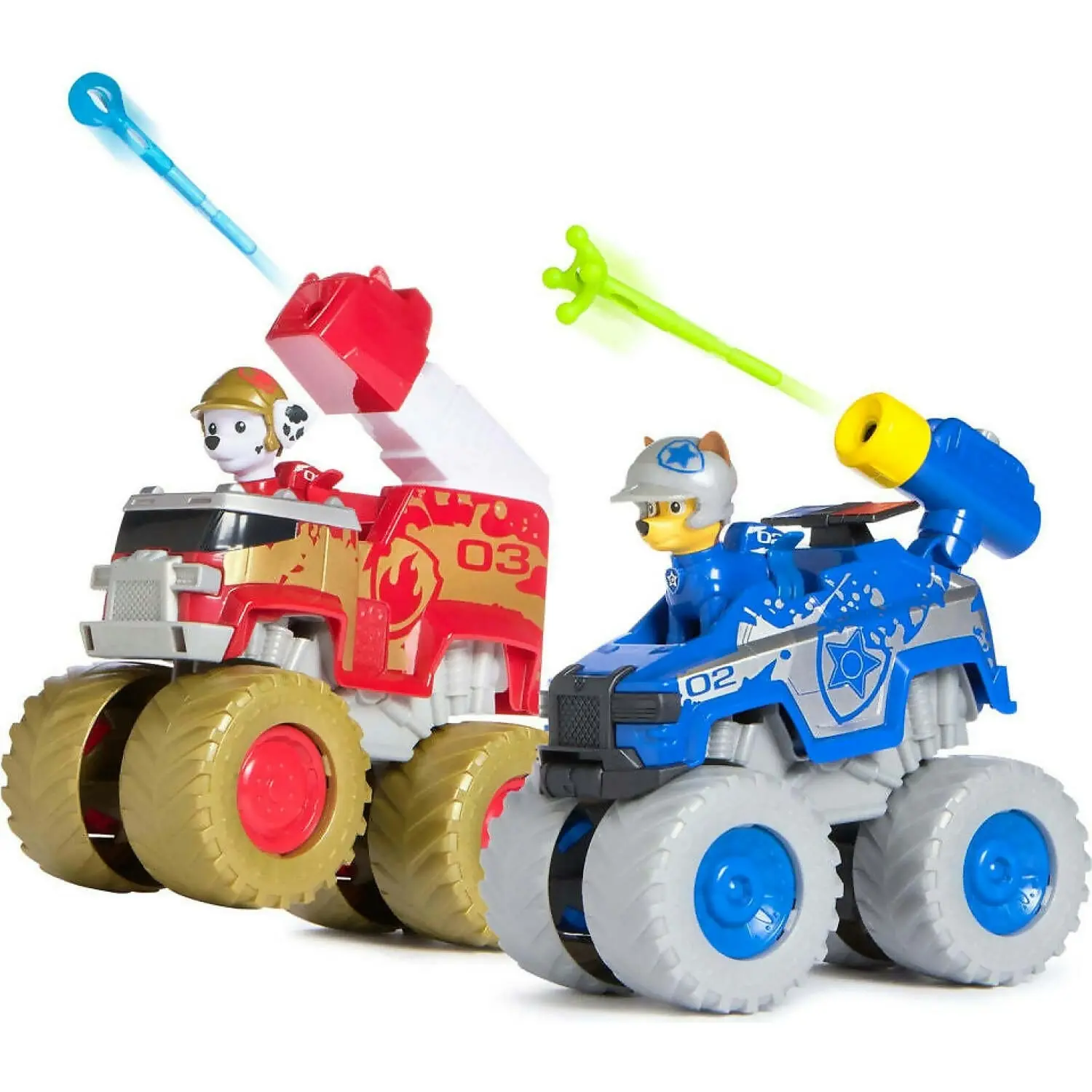 Paw Patrol - Rescue Wheels Chase & Marshall Metallic Team Pack - Spin Master