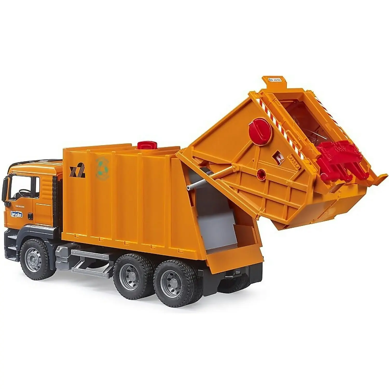 Bruder - Man Tgs Garbage Truck (orange) Scale 1:16