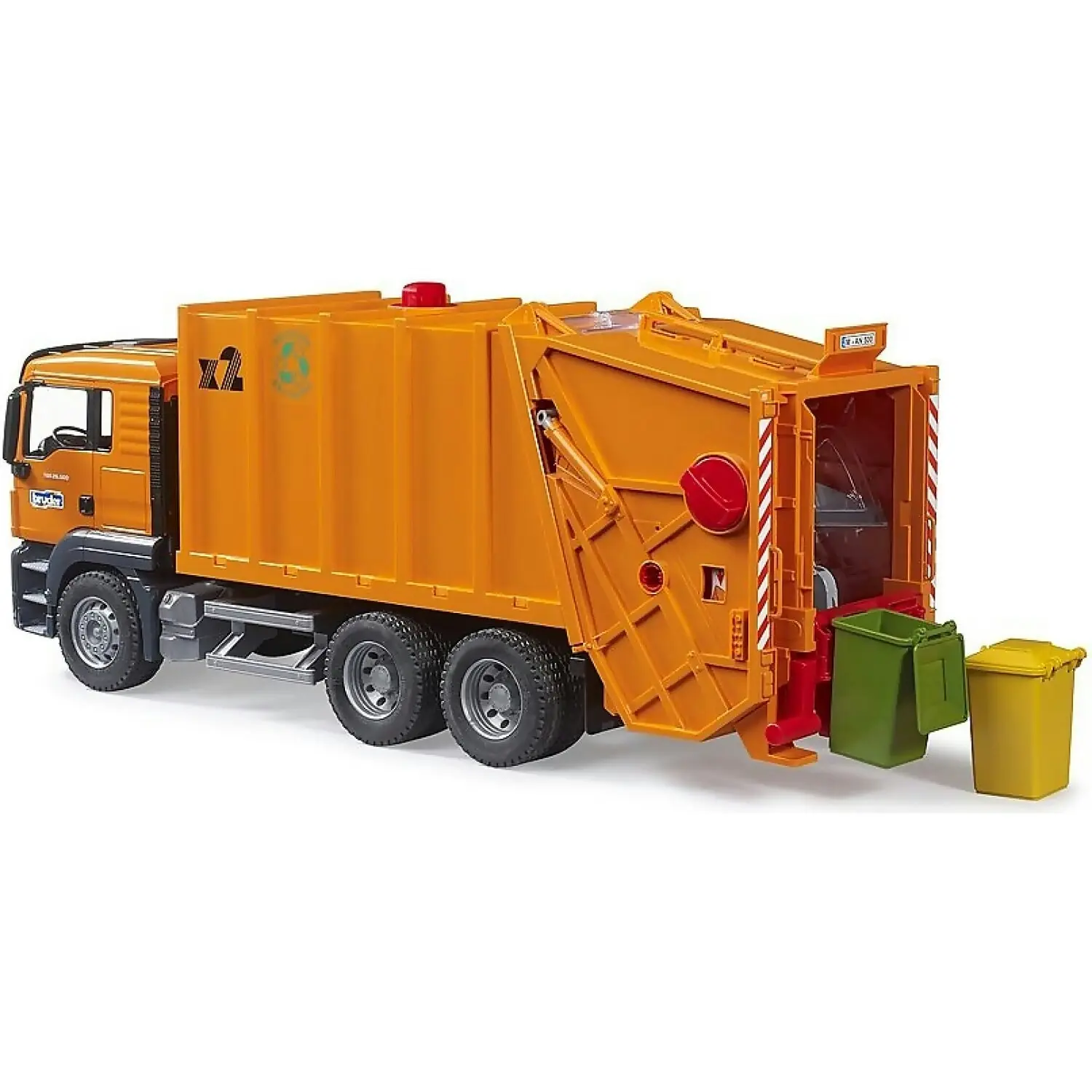 Bruder - Man Tgs Garbage Truck (orange) Scale 1:16