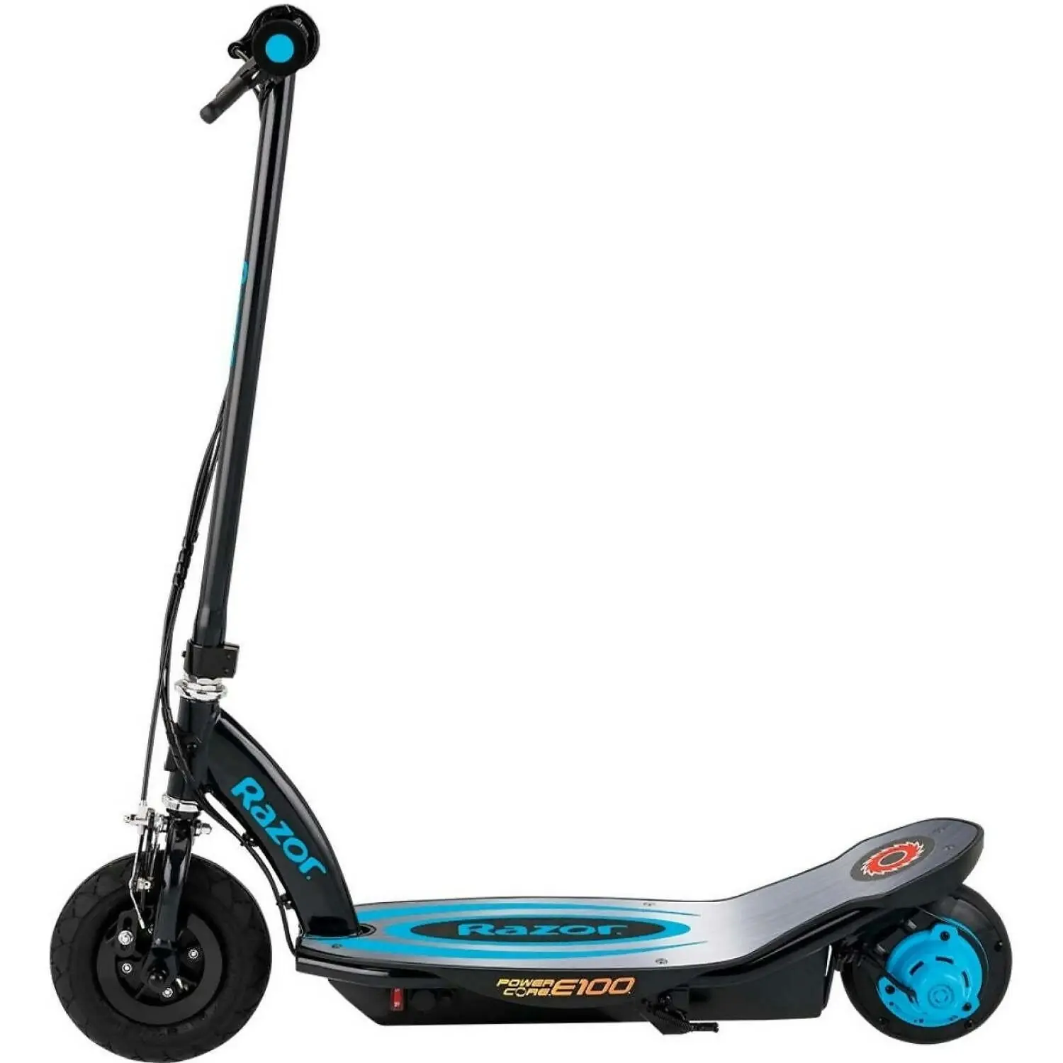 Razor - Power Core E100 Electric Scooter - Blue Aluminium Deck