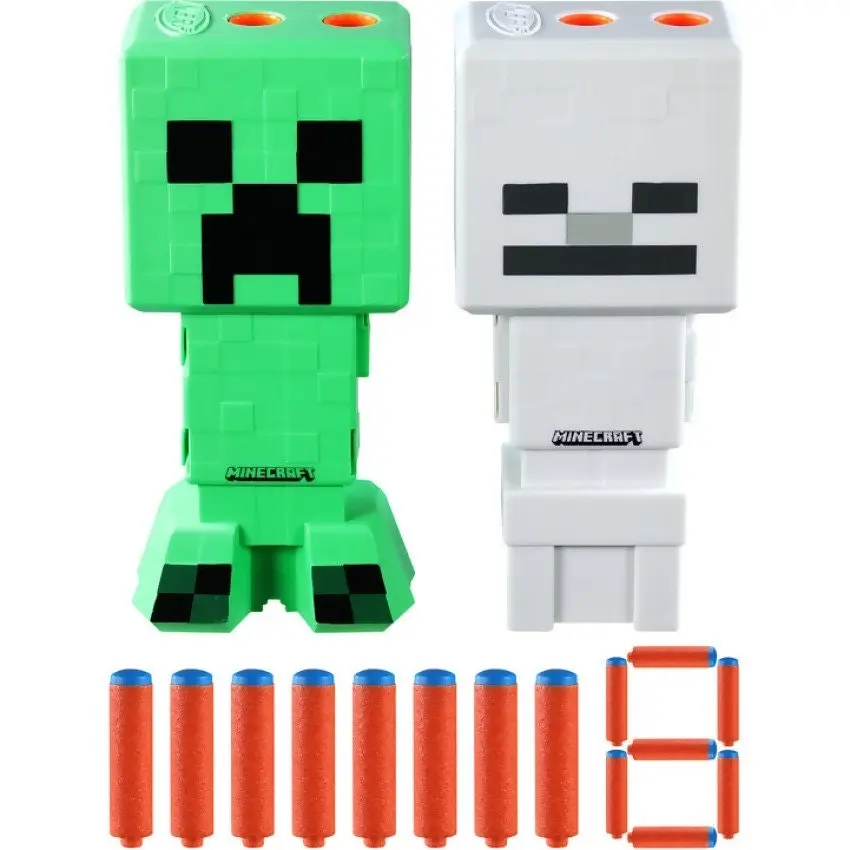 Nerf - Minecraft Creeper & Skeleton Mob Pack - Hasbro