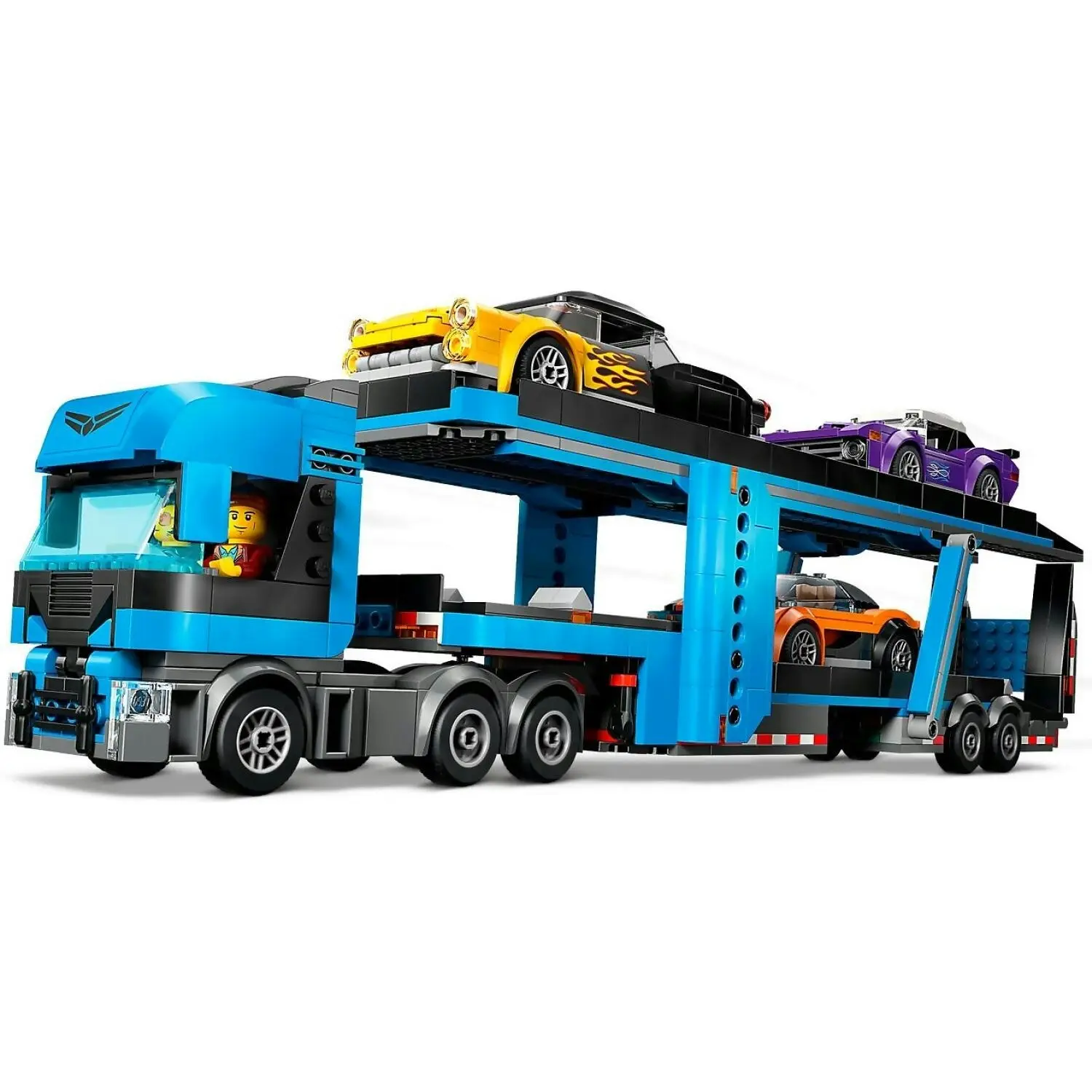 LEGO 60408 Car Transporter Truck with Sports Cars - City