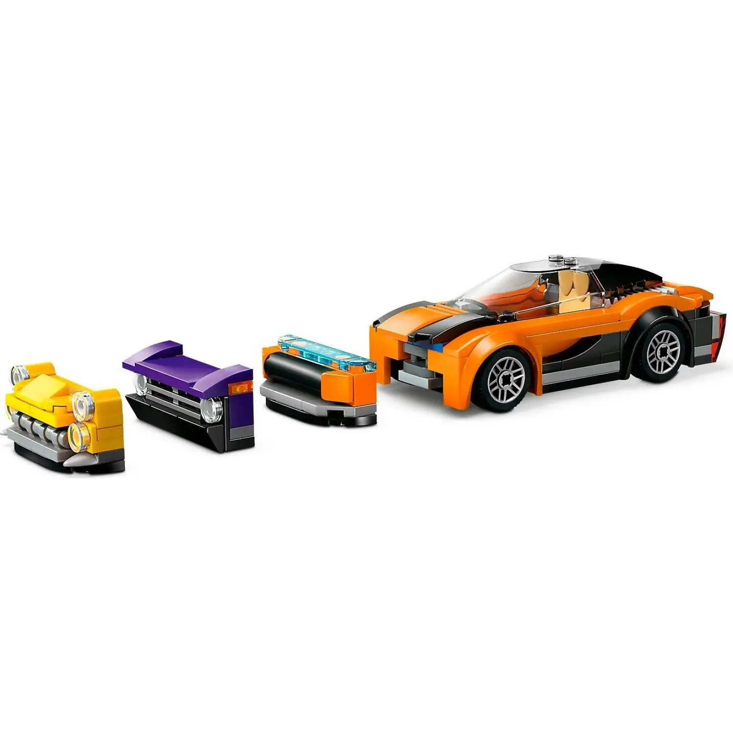 LEGO 60408 Car Transporter Truck with Sports Cars - City