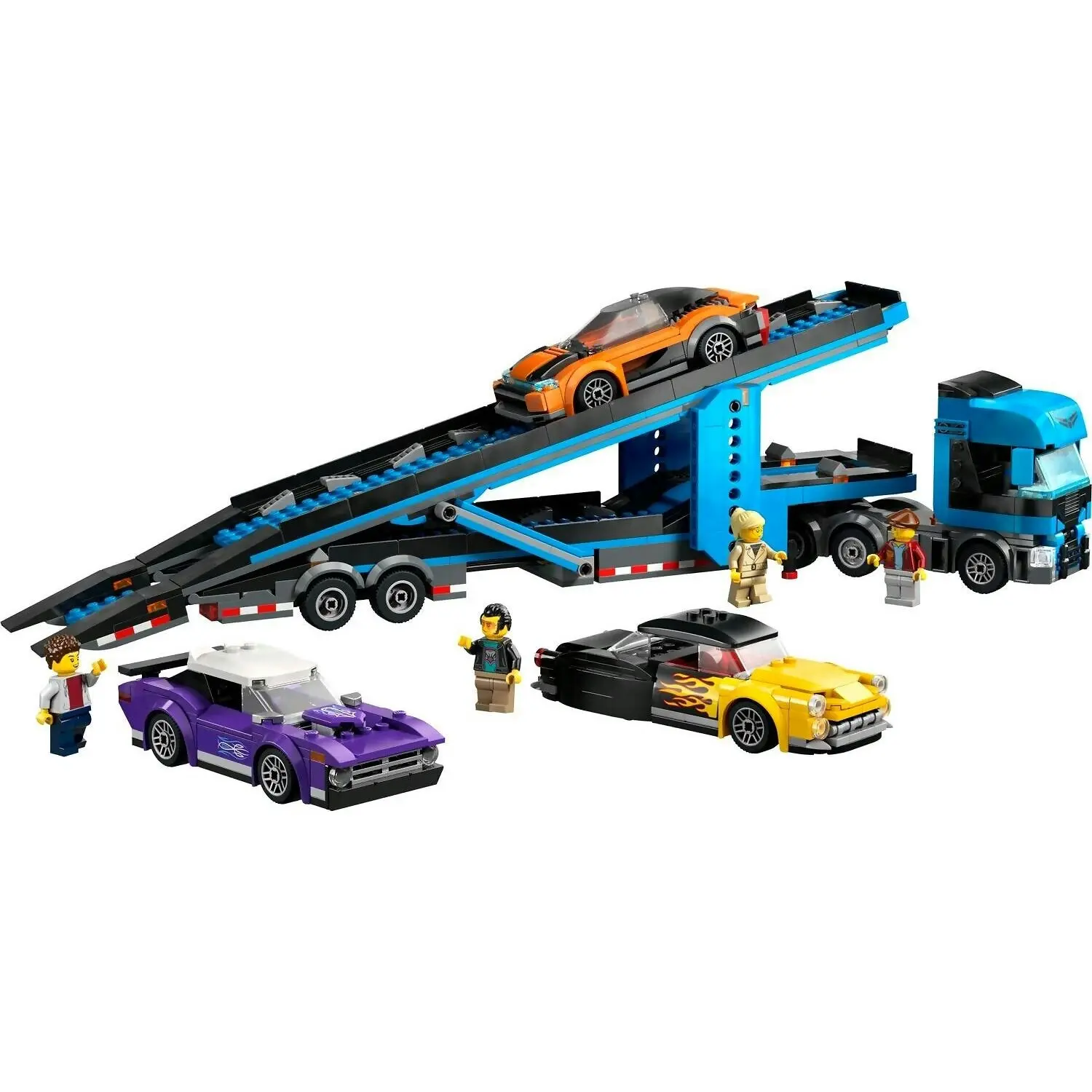 LEGO 60408 Car Transporter Truck with Sports Cars - City