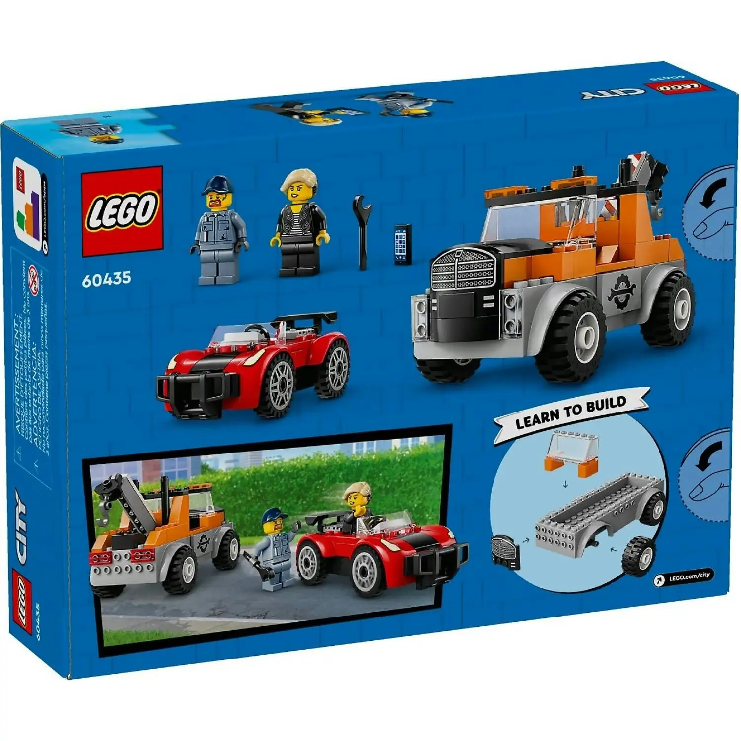 LEGO 60435 Tow Truck and Sports Car Repair - City 4+