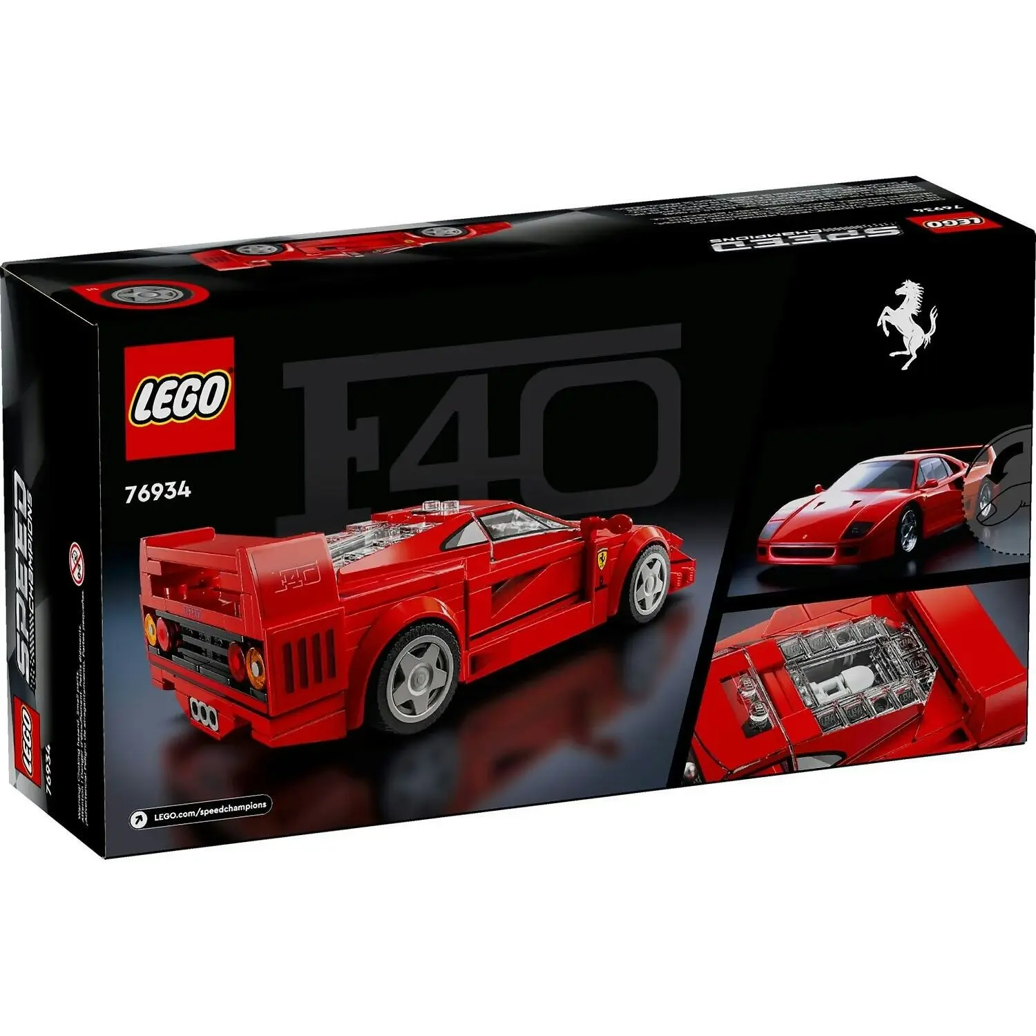 LEGO 76934 Ferrari F40 Supercar - Speed Champions