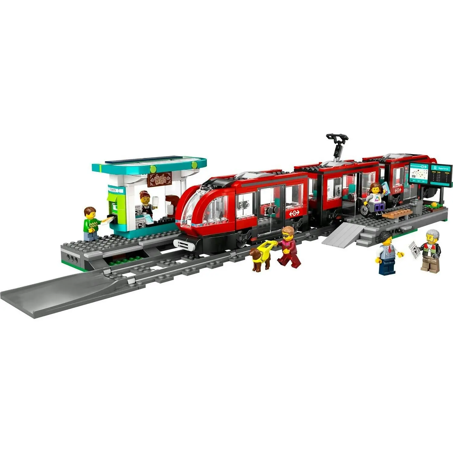 LEGO 60423 Downtown Streetcar and Station - City