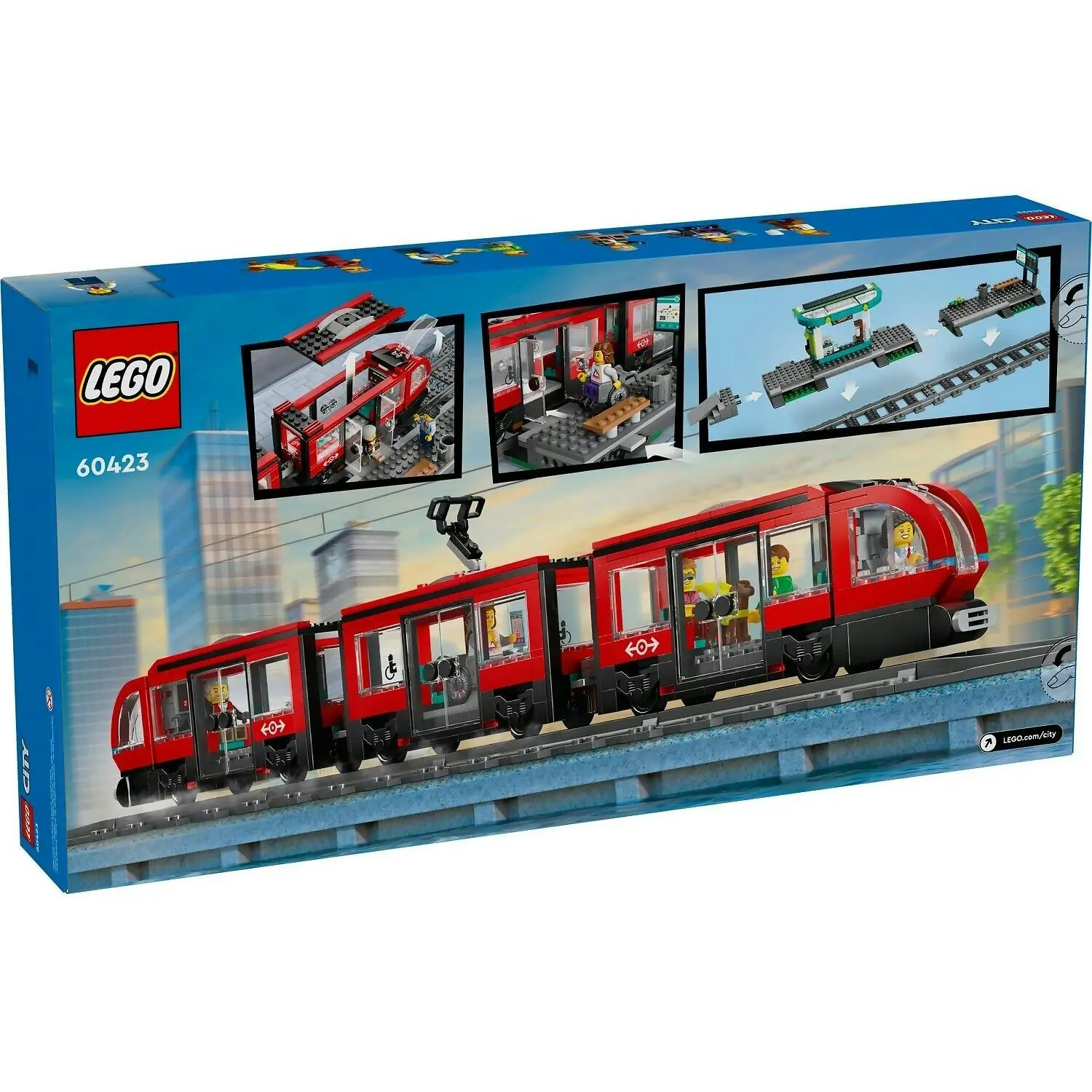 LEGO 60423 Downtown Streetcar and Station - City