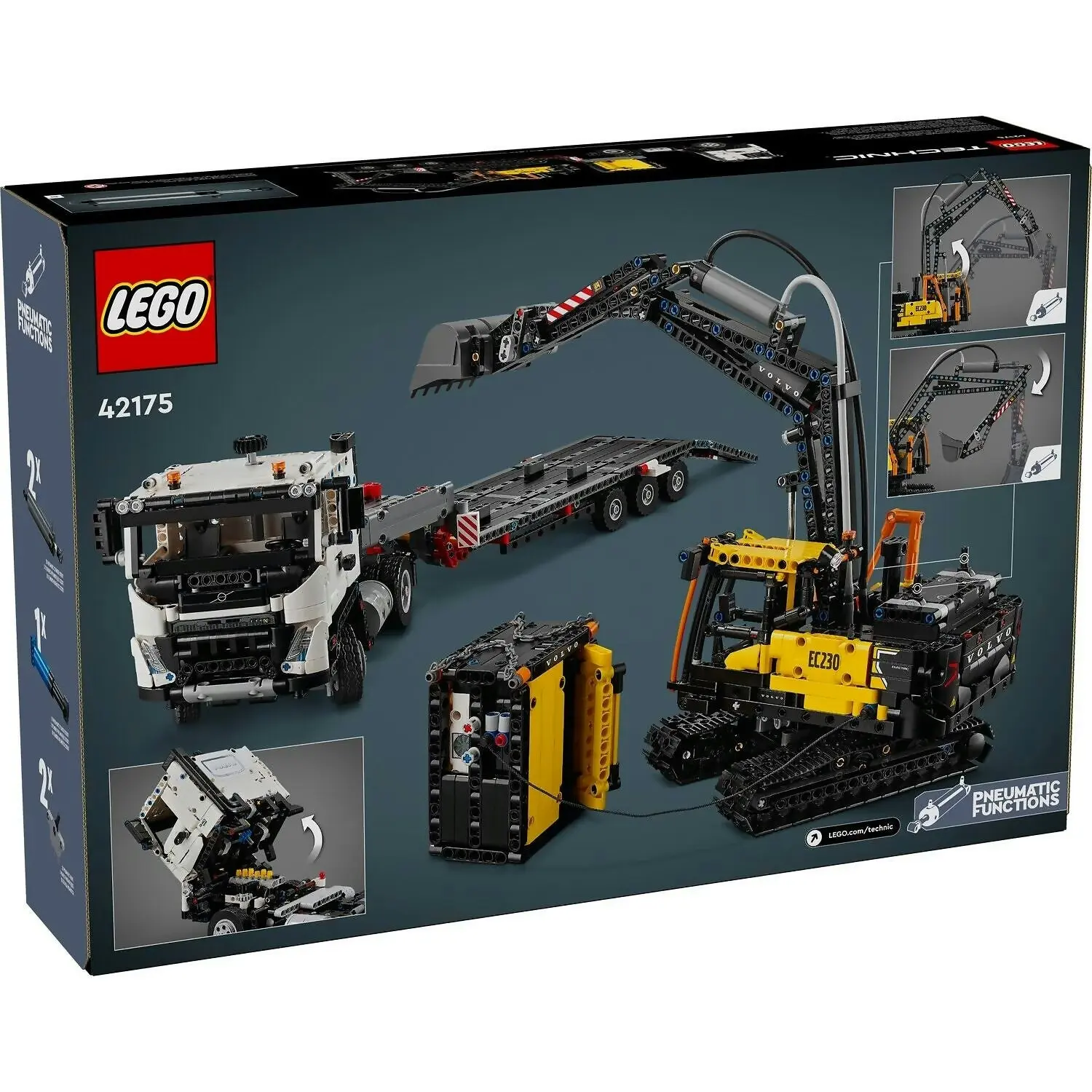 LEGO 42175 Volvo FMX Truck & EC230 Electric Excavator - Technic