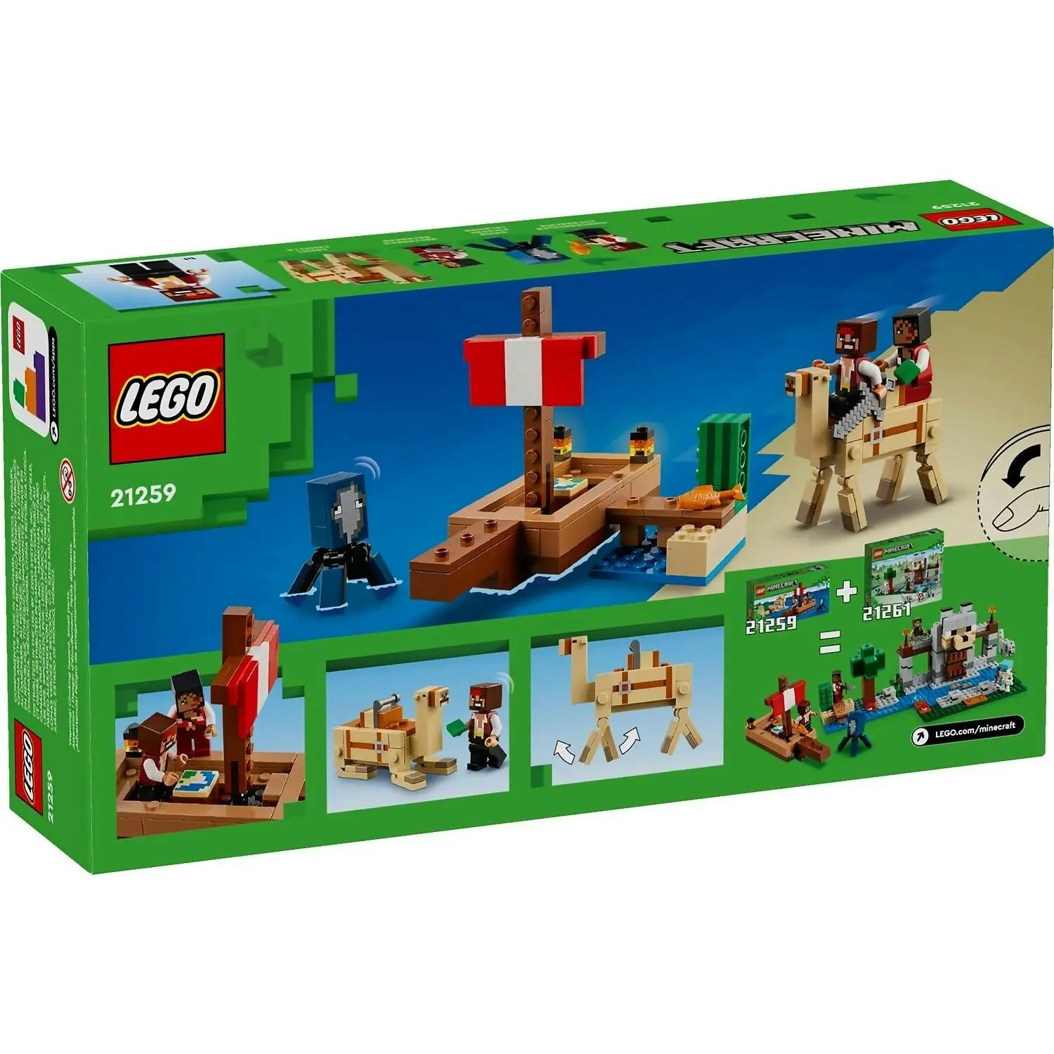 LEGO 21259 The Pirate Ship Voyage - Minecraft