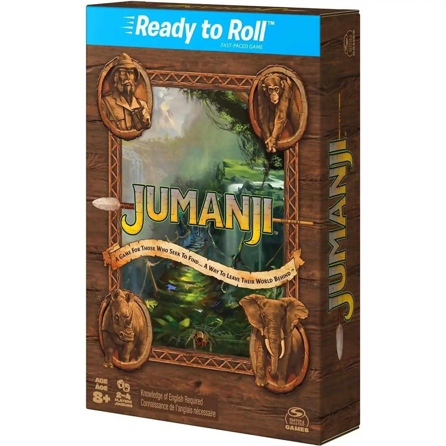 Spin Master Games - Jumanji Travel Ready To Roll Game