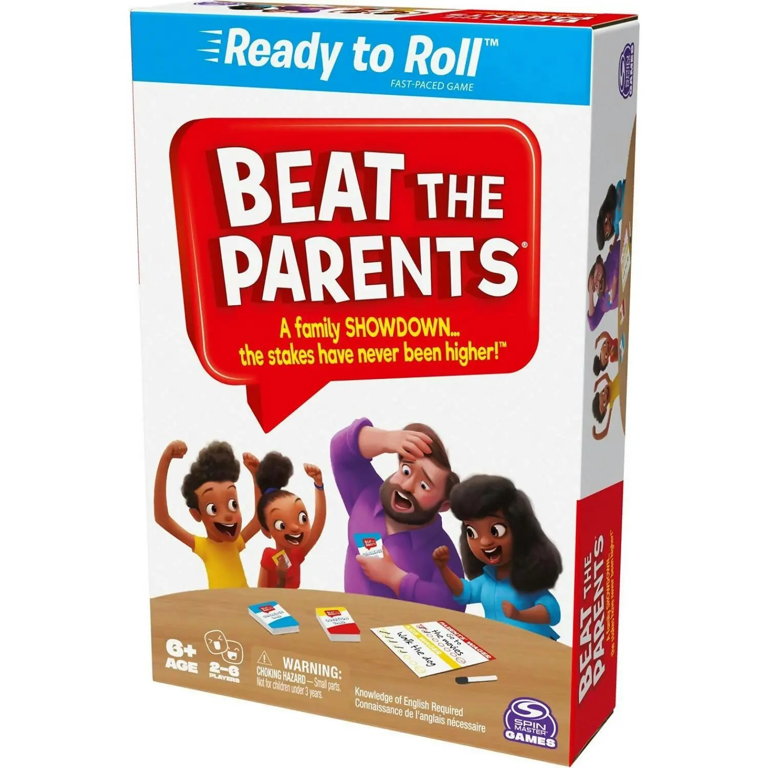 Spin Master Games - Beat The Parents Travel Ready To Roll Board Game