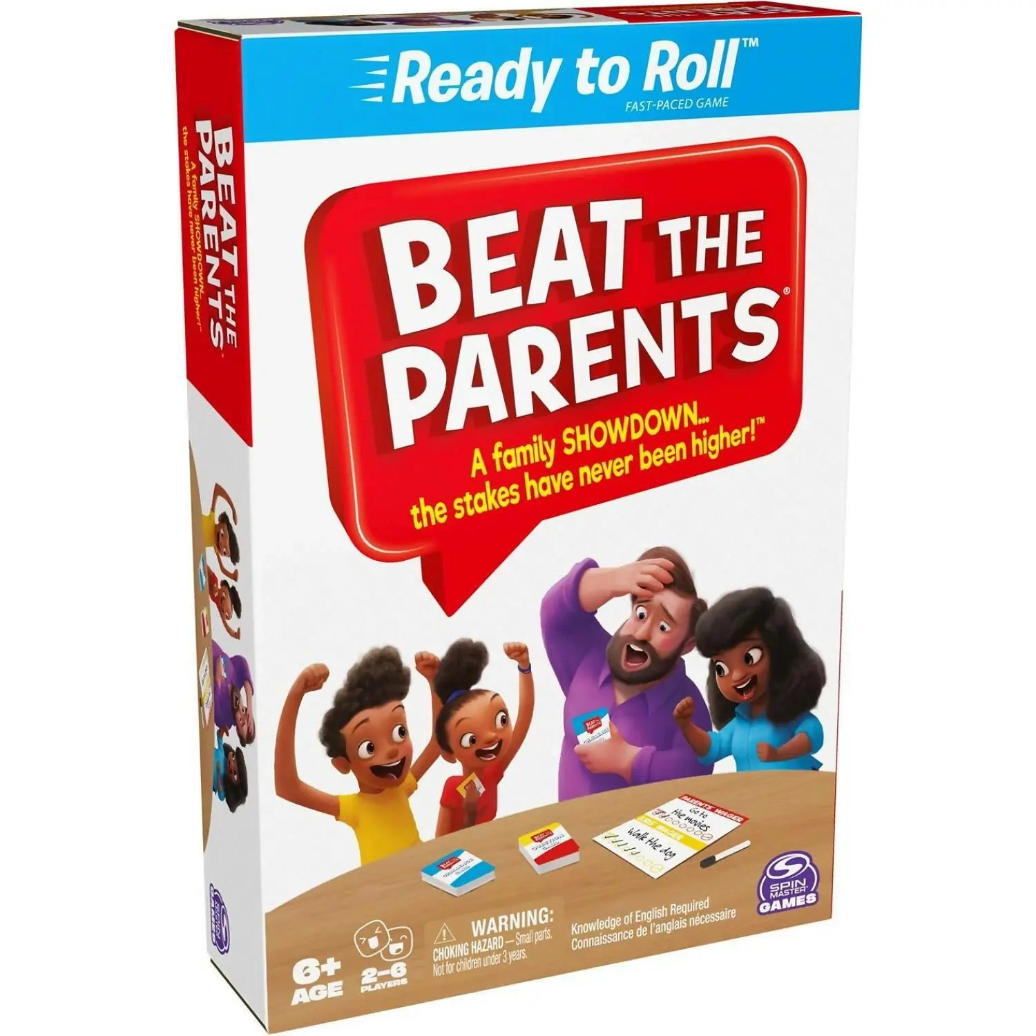 Spin Master Games - Beat The Parents Travel Ready To Roll Board Game