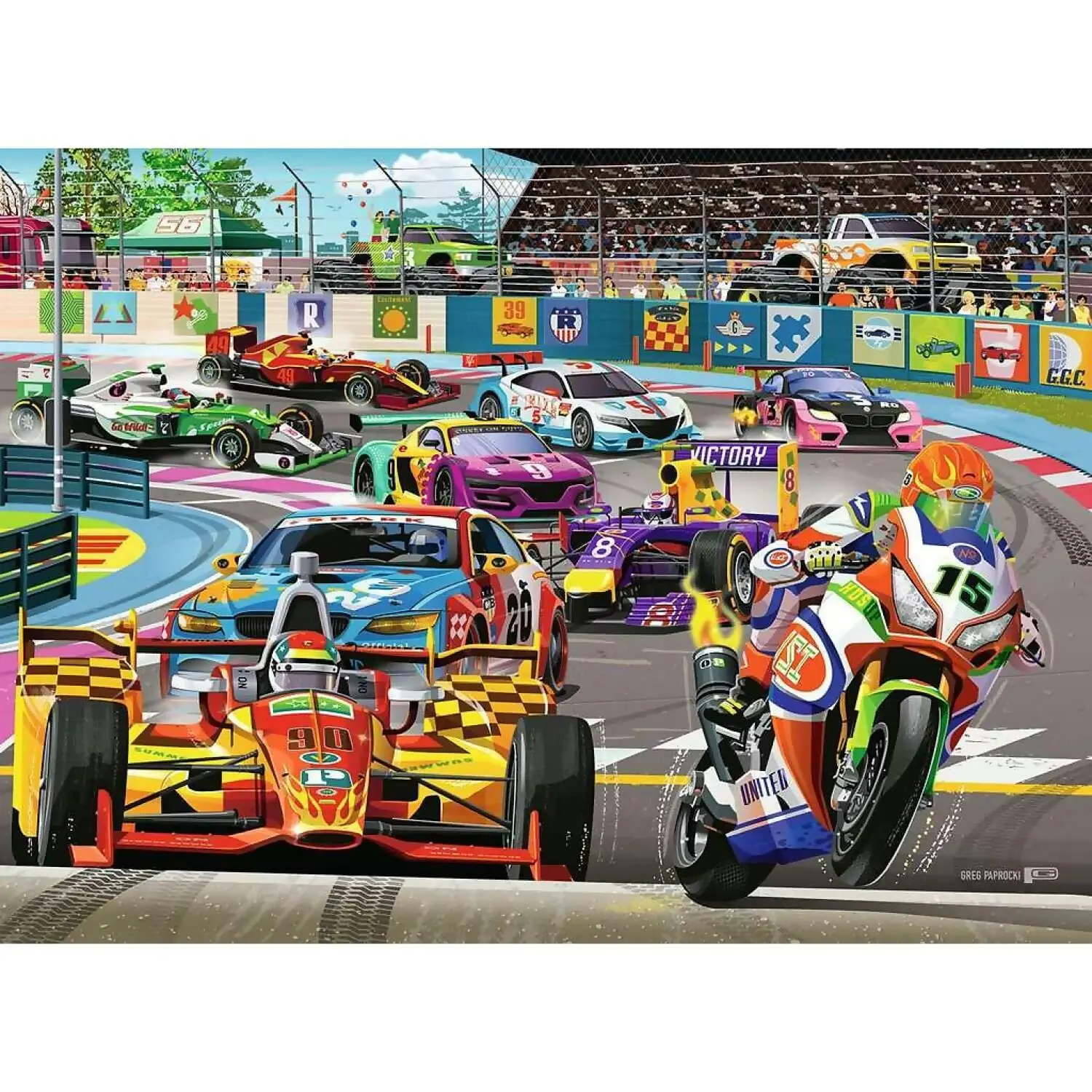 Ravensburger - Racetrack Rally Jigsaw Puzzle 60pc