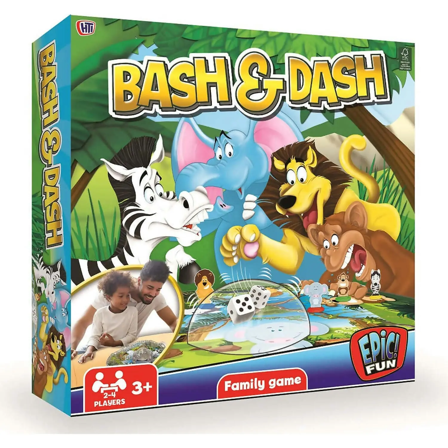 Hti Toys - Bash And Dash Family Game Epic Fun!