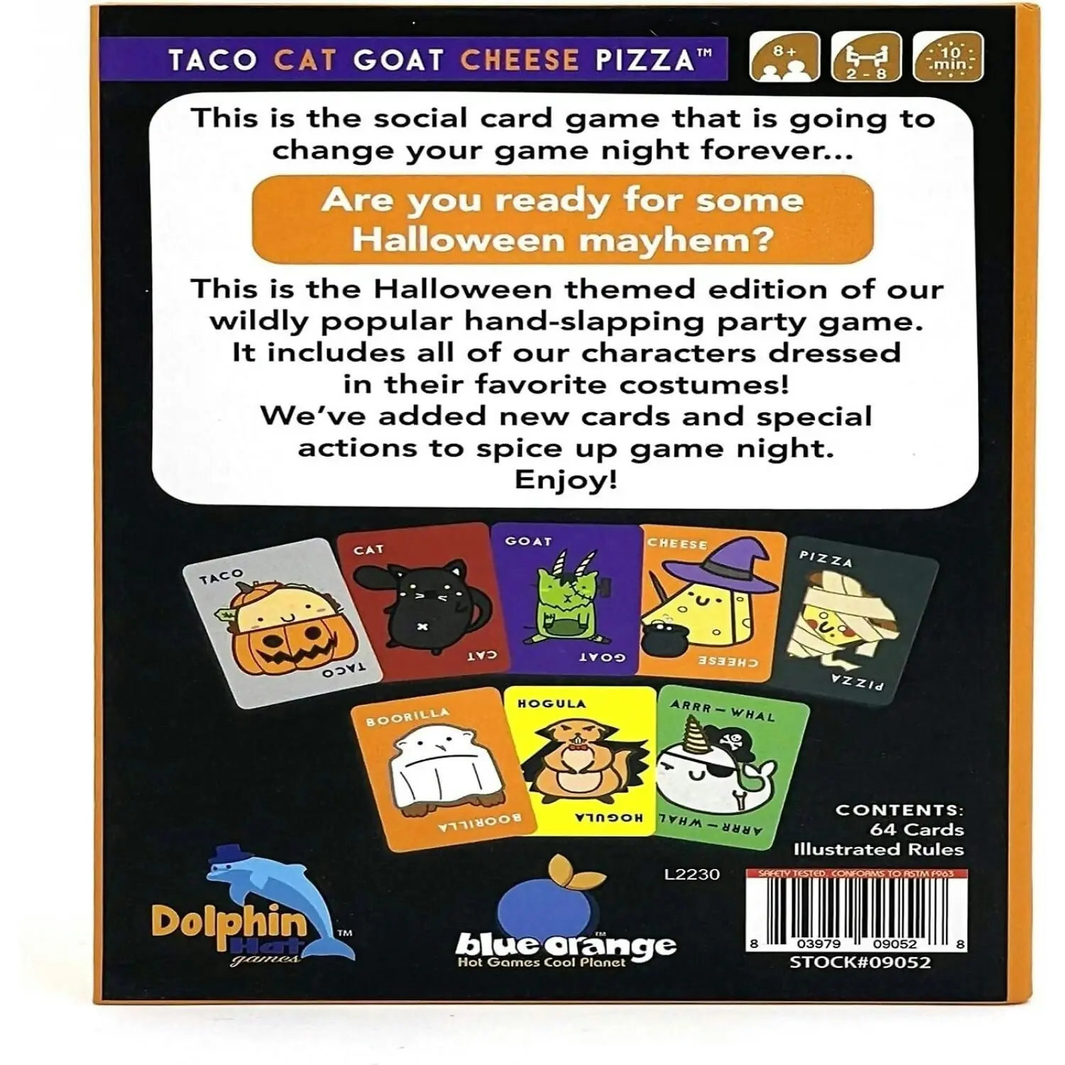 Blue Orange Games - Taco Cat Goat Cheese Pizza Halloween Edition