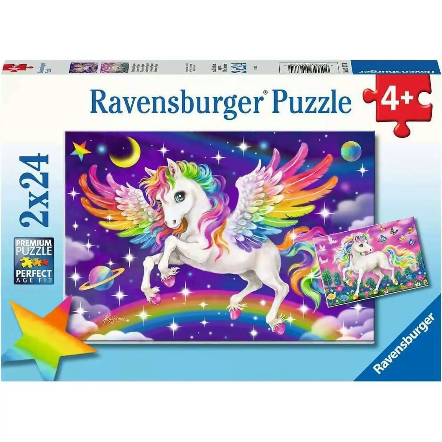 Ravensburger - Unicorn & Pegasus Jigsaw Puzzle 2 X 24pc