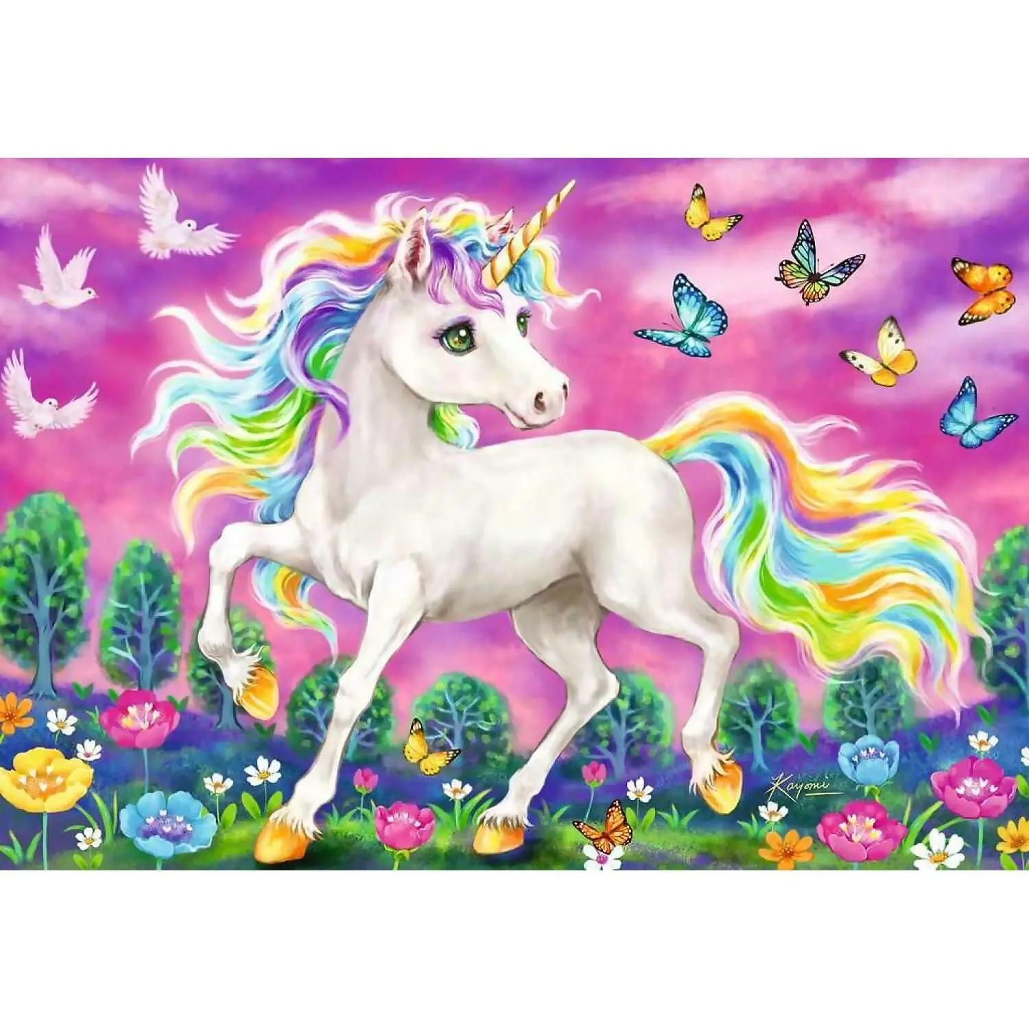 Ravensburger - Unicorn & Pegasus Jigsaw Puzzle 2 X 24pc