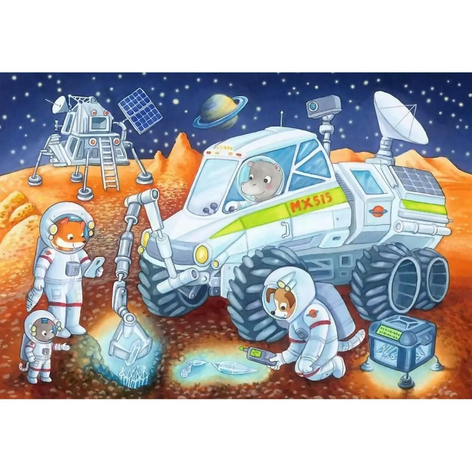 Ravensburger - Journey Through Outer Space Jigsaw Puzzle 2 X 24pc