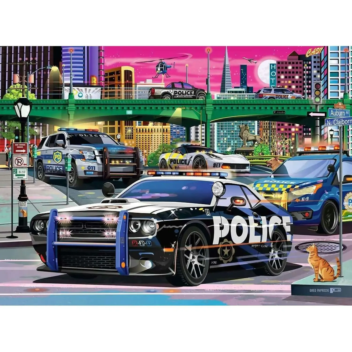 Ravensburger - Police On Patrol XXL Jigsaw Puzzle 150pc